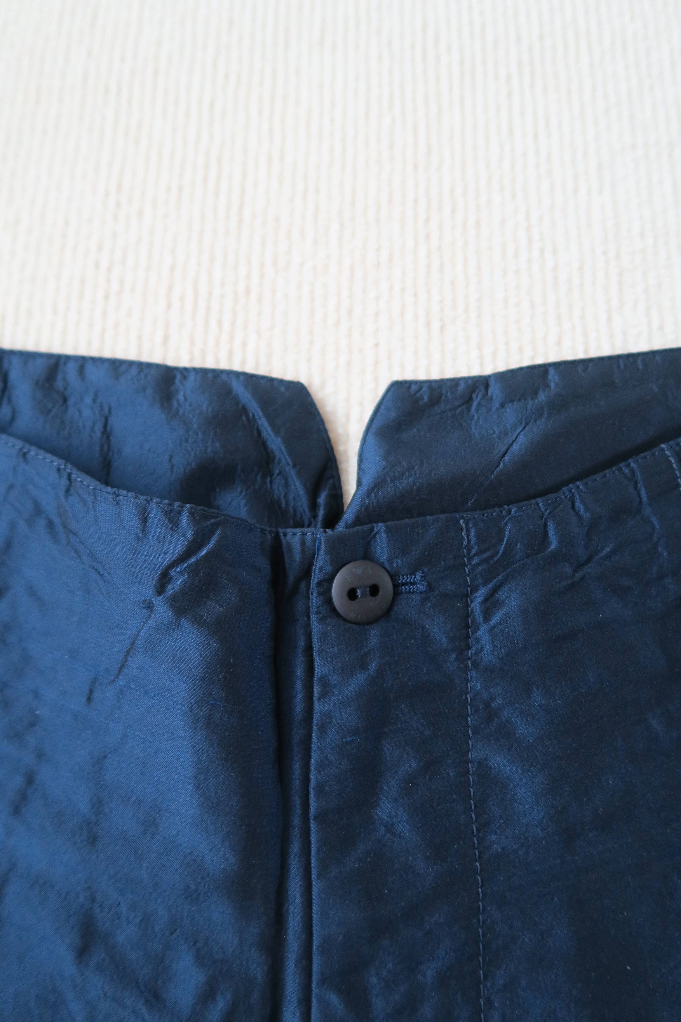 Emporio Armani Emporio Armani Blue Line Runway Silk Shorts Size US 34 / EU 50 - 5 Thumbnail