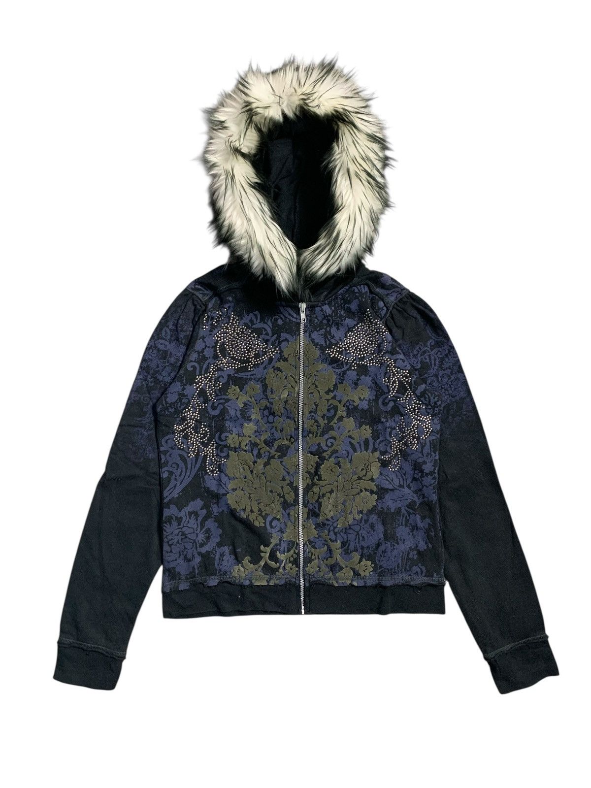 If Six Was Nine DKNY ACTIVE FUR ZIP HOODIE IFSIX LGB 14THADDICTION STYLE Size US S / EU 44-46 / 1 - 1 Thumbnail