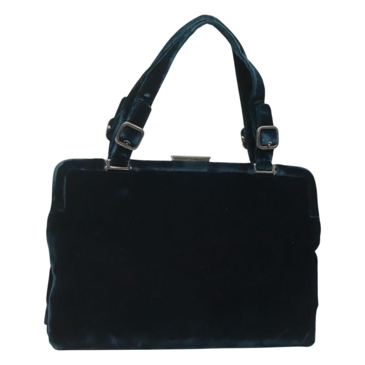 Prada PRADA Tote Bag Velor Navy Silver Size ONE SIZE - 1 Thumbnail