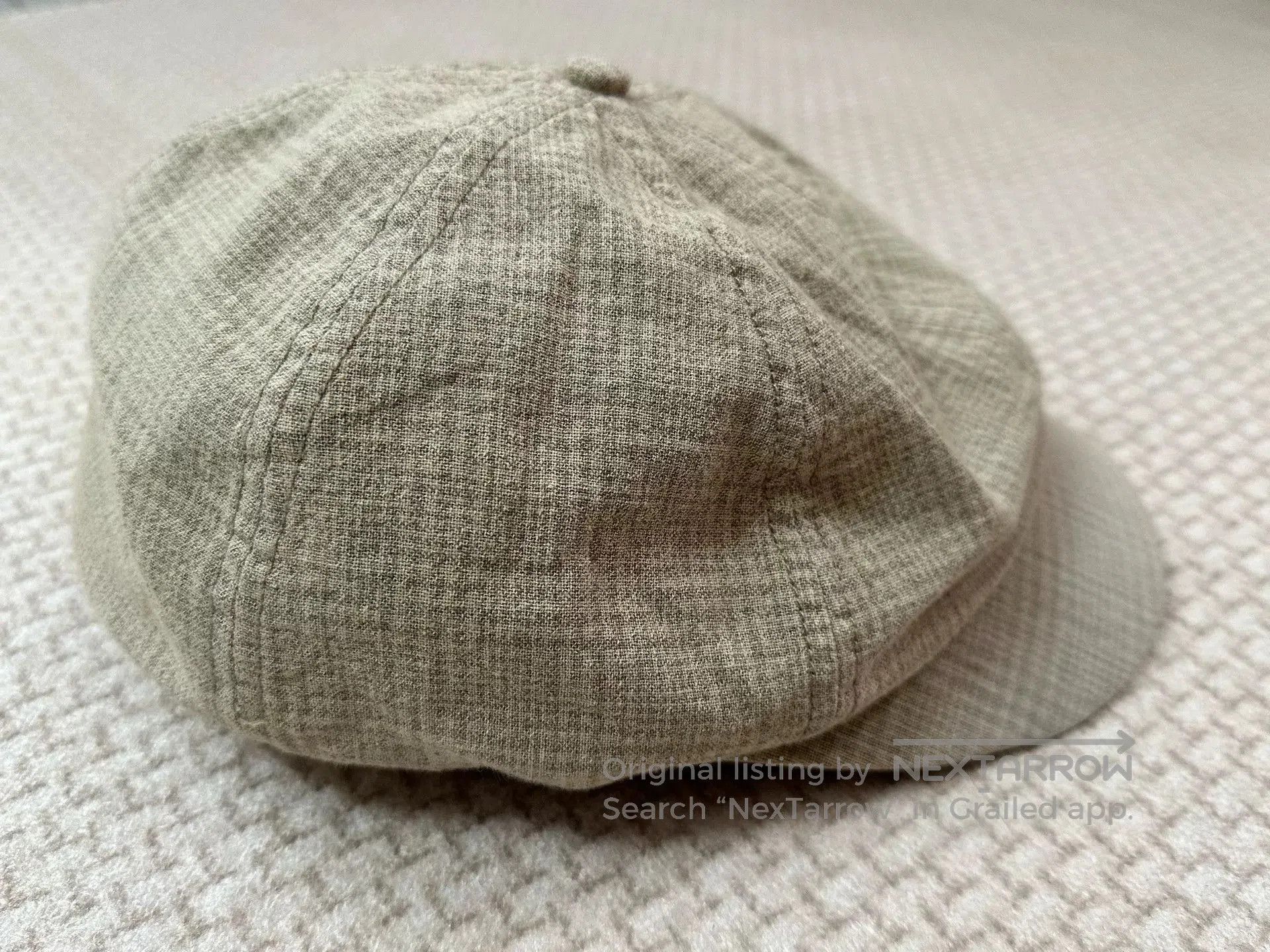 RRL Ralph Lauren RRL 2012 Gray Check Newsboy Cap. Size ONE SIZE - 3 Thumbnail