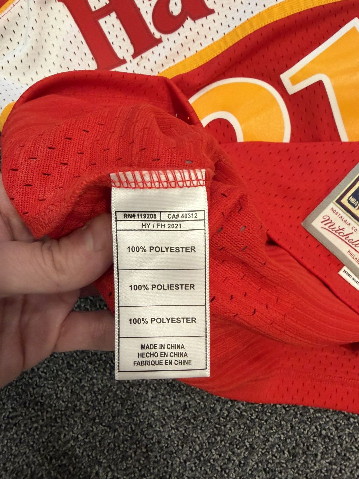 Mitchell & Ness Mitchell & Ness x Hardwood Classics Hawks D. Wilkins Jersey Size US M / EU 48-50 / 2 - 9 Thumbnail
