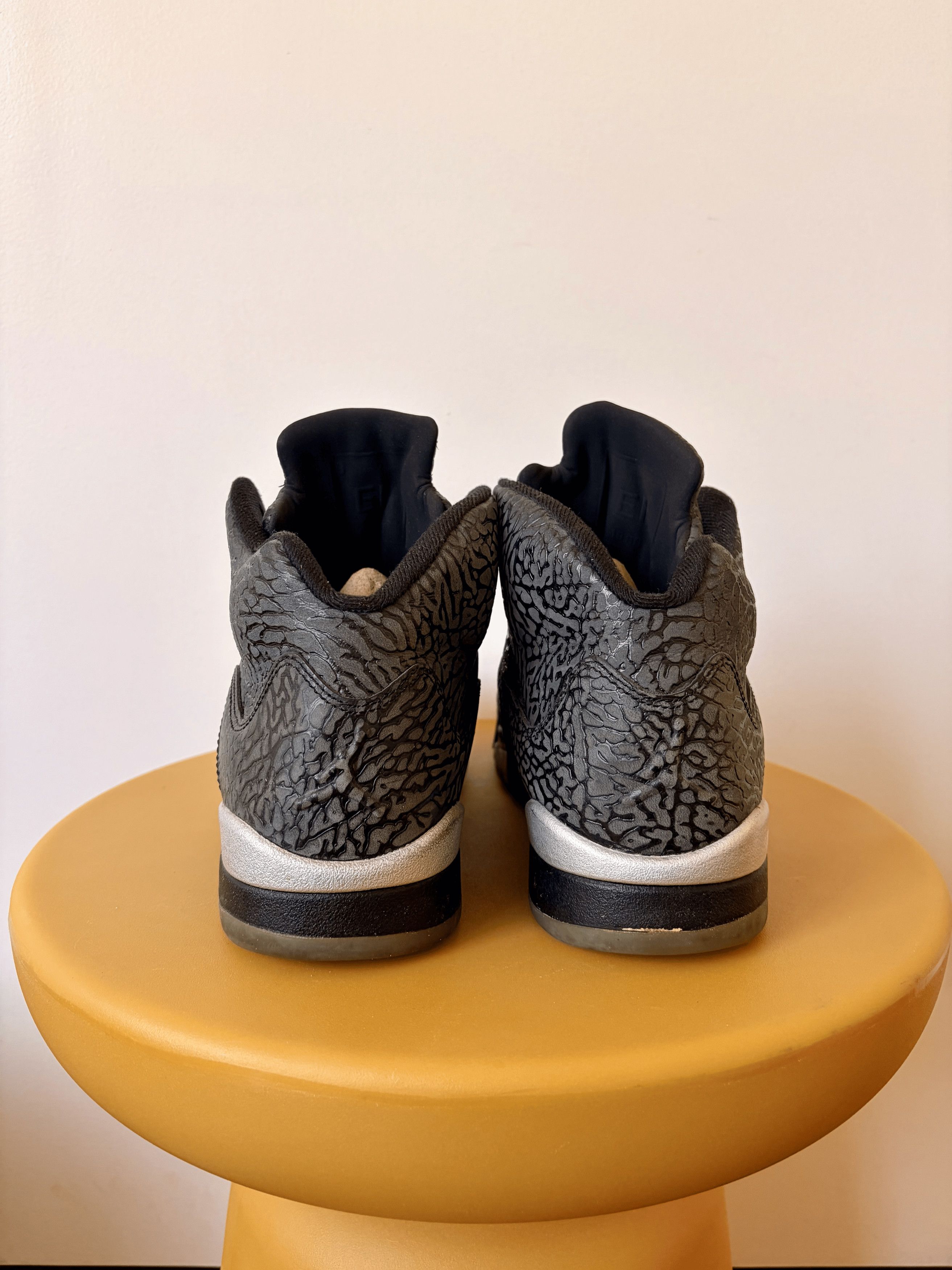 Jordan Brand Air Jordan 3Lab5 Black Cement Size 10 Size US 10 / EU 43 - 4 Thumbnail