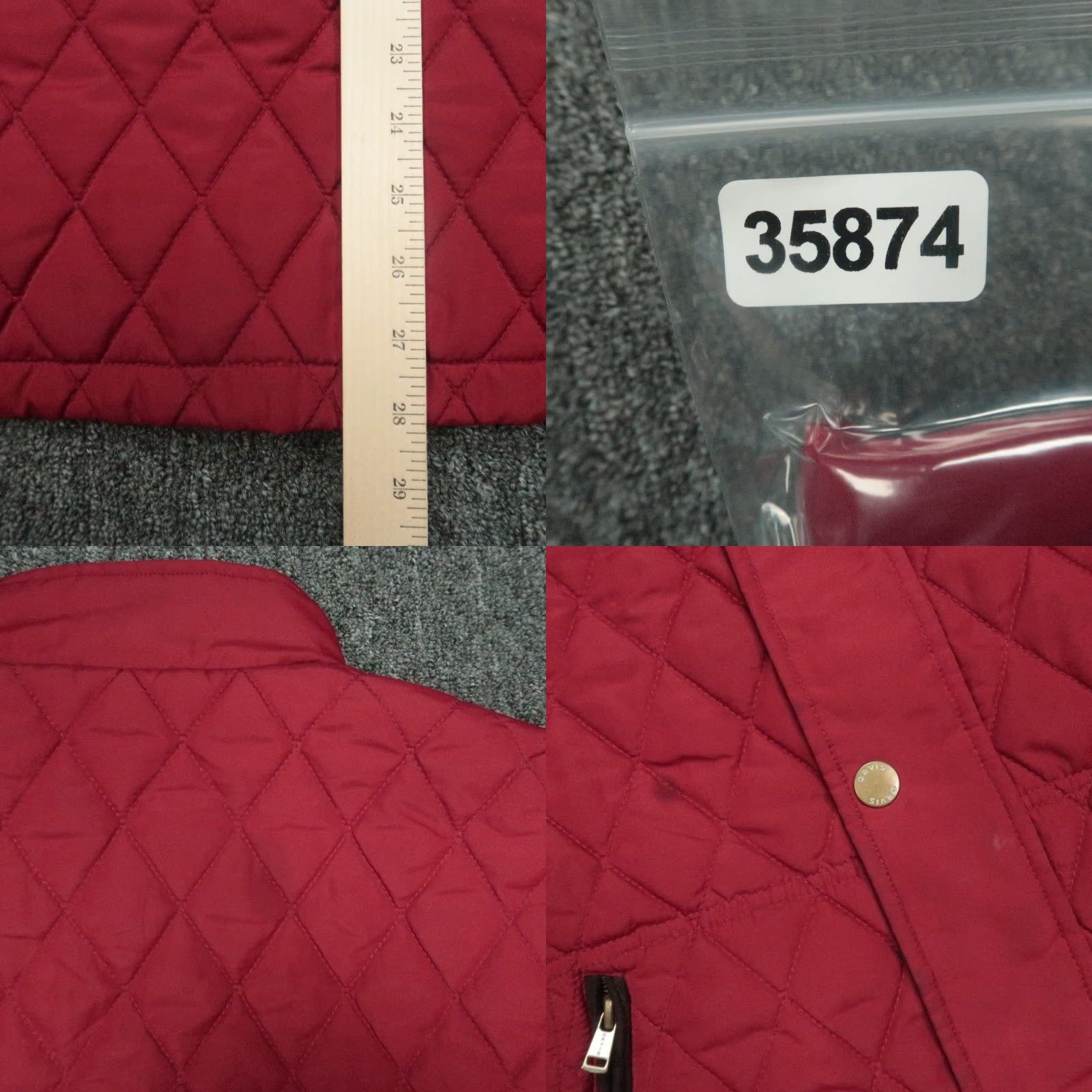 Orvis Orvis Vest Men Medium Red RT7 Quilted Full Zip Pockets Softshell Fall Winter Spring Summer Mid-Length Cardigan Style Size US M / EU 48-50 / 2 - 8 Thumbnail