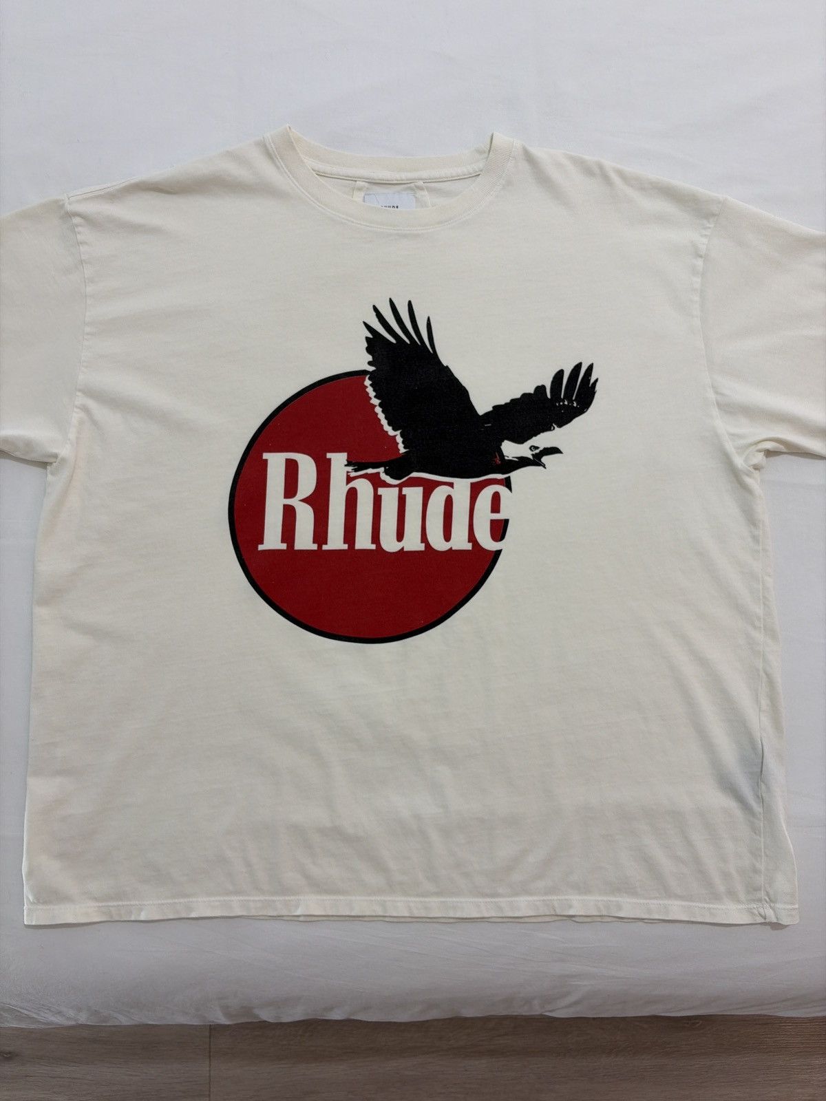 Rhude Rhude Eagle Red Dot Logo Tee Size US XL / EU 56 / 4 - 4 Thumbnail