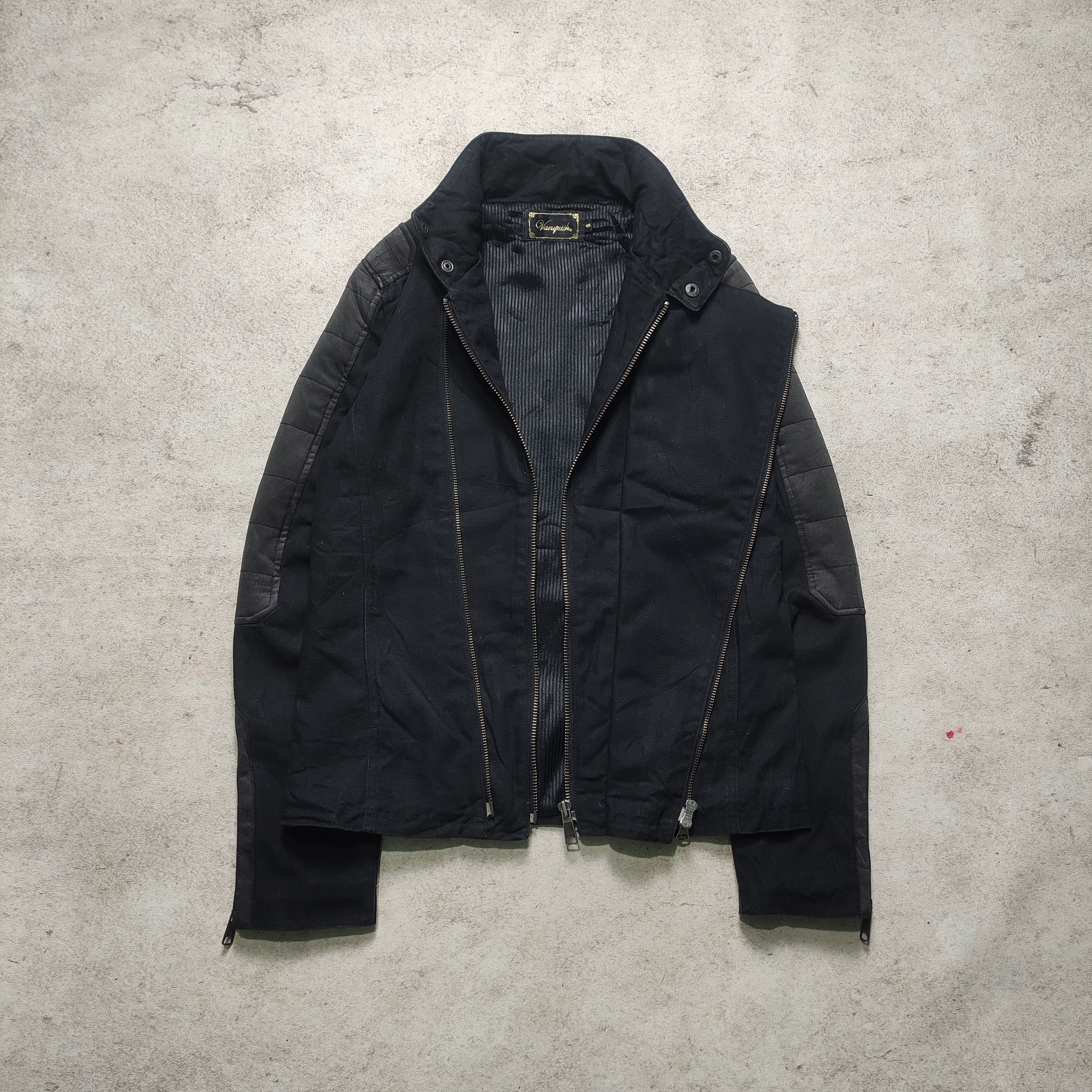 14th Addiction Vanquish Bikers Jacket - Japanese Brand 2000s Size US S / EU 44-46 / 1 - 4 Thumbnail