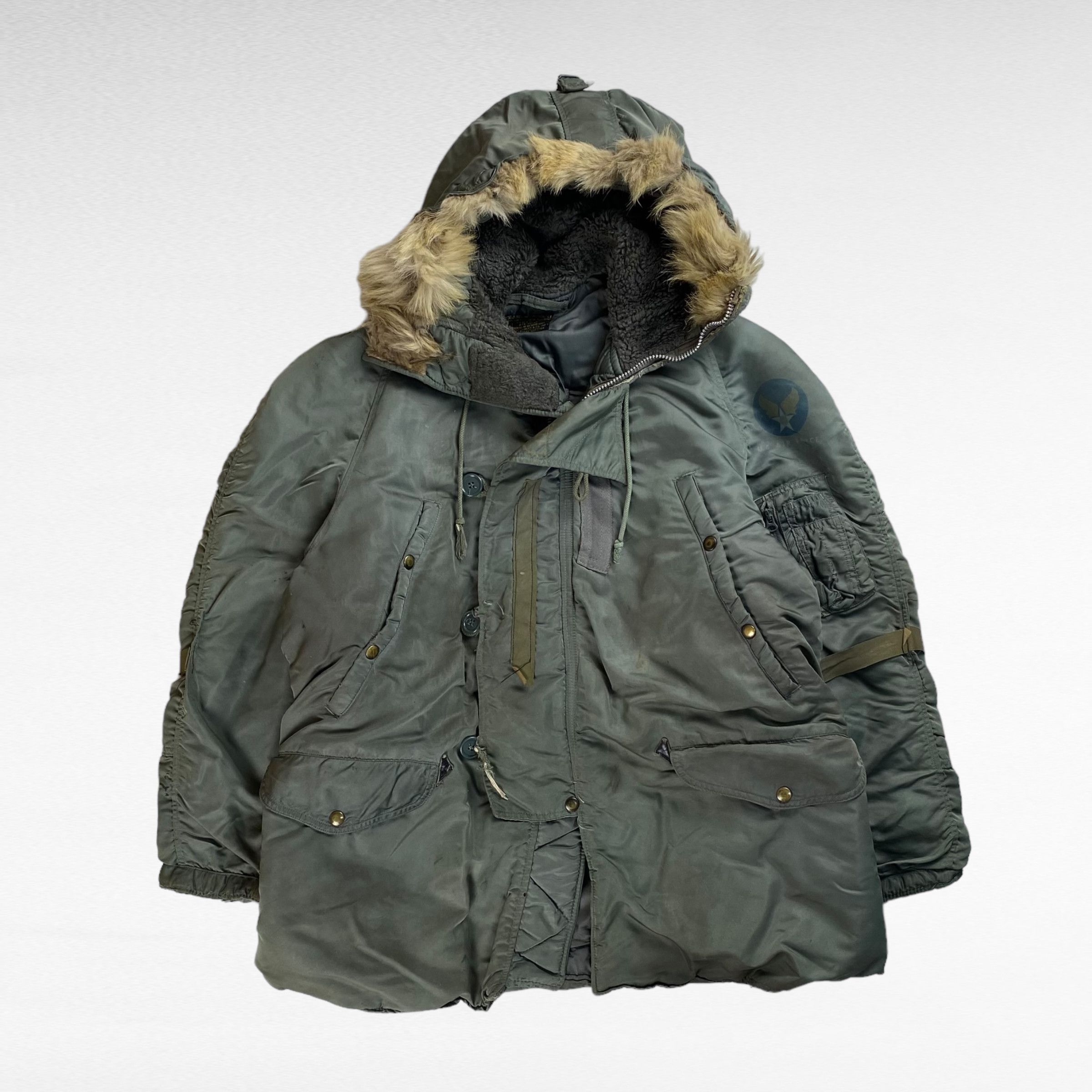 Japanese Brand US.AIR FORCE 50s Early Model N-3B Flight Jacket Army Size M Size US M / EU 48-50 / 2 - 1 Thumbnail