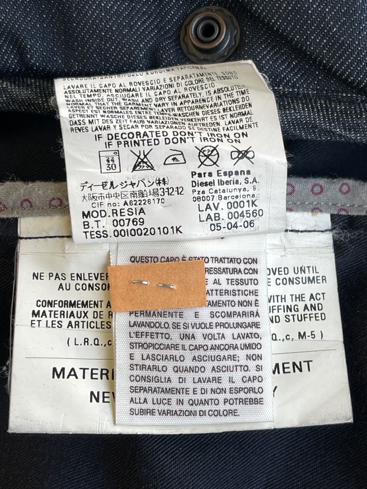 Diesel Diesel Denim Puffer Dragon Vest Size US S / EU 44-46 / 1 - 12 Thumbnail