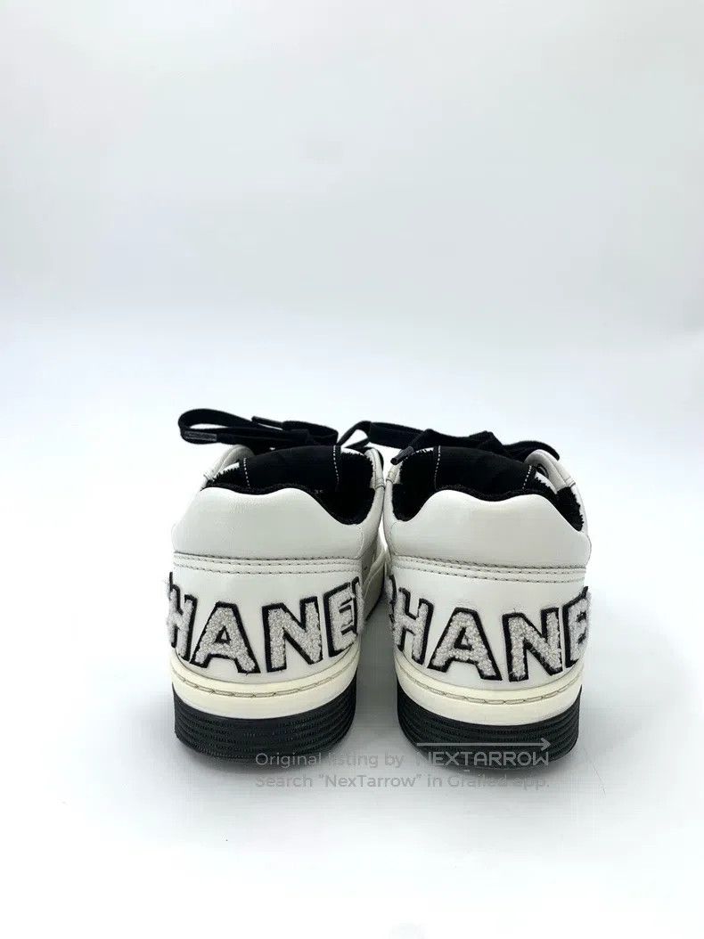 Chanel Chanel Logo black and white panda lacing casual shoes snea Size US 5 / IT 35 - 4 Thumbnail