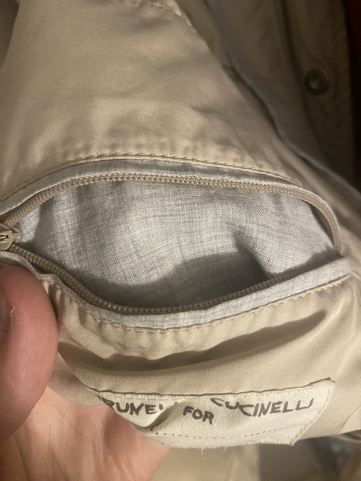 Brunello Cucinelli Brunello Cucinelli Nylon Beige Bomber Size US M / EU 48-50 / 2 - 11 Thumbnail