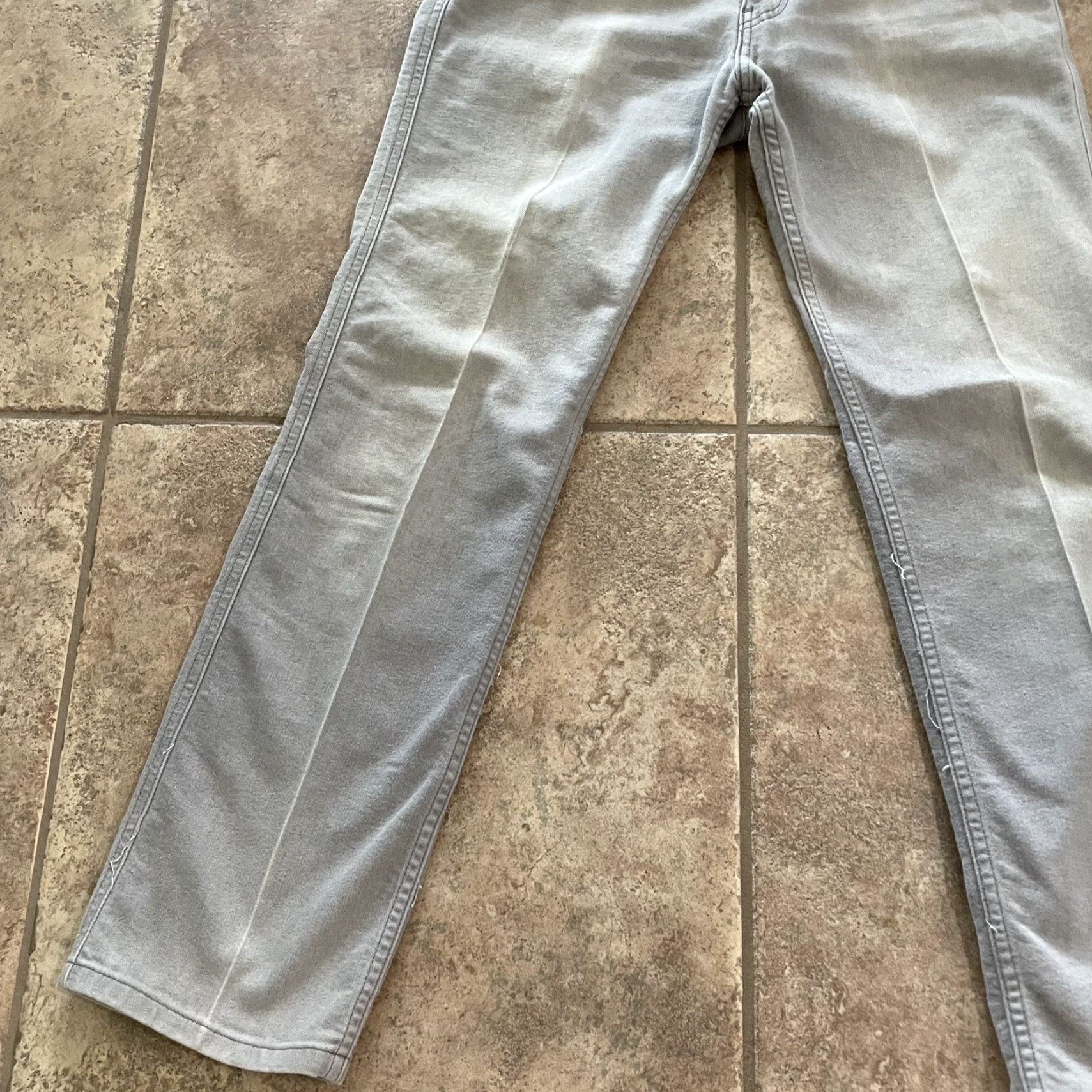 Levi's Levi’s Men's Jeans Gray Cotton Blend Size 32x30 Straight 90s Style Size US 32 / EU 48 - 3 Thumbnail