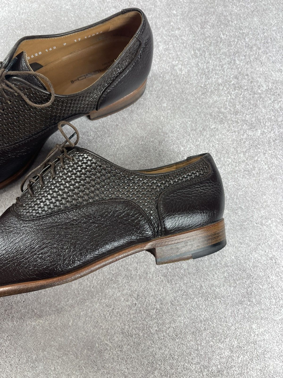 Moreschi Moreschi Leather Brown Derby Classic Shoes Size US 10 / EU 43 - 8 Thumbnail