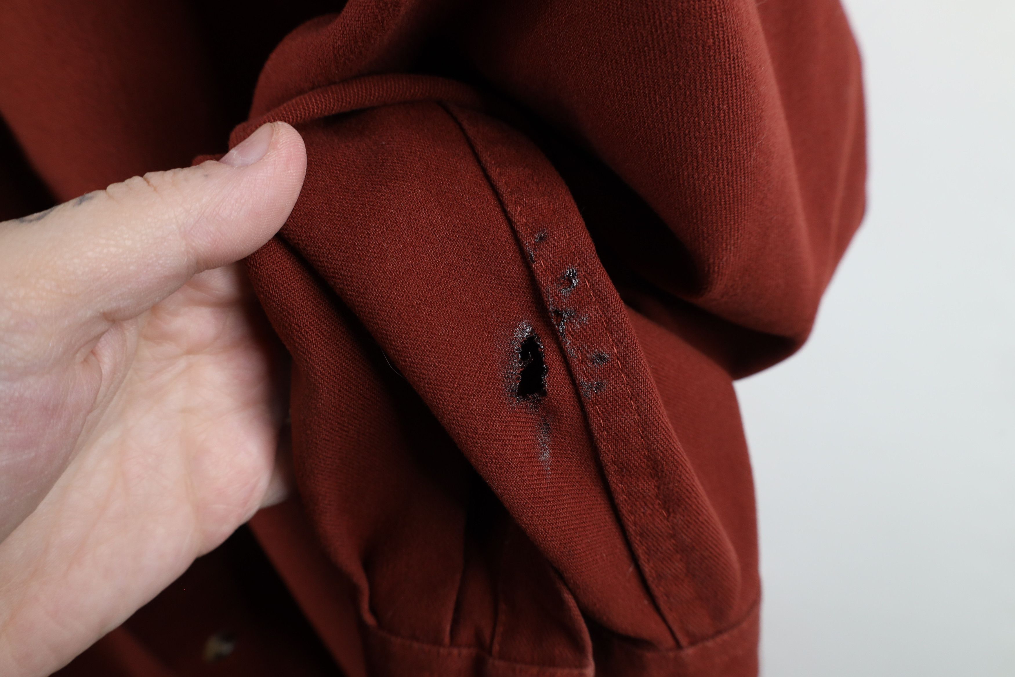 Cabelas × Vintage Vintage 90s Cabelas Heavyweight Collared Button Shirt Red Size US XXL / EU 58 / 5 - 4 Thumbnail