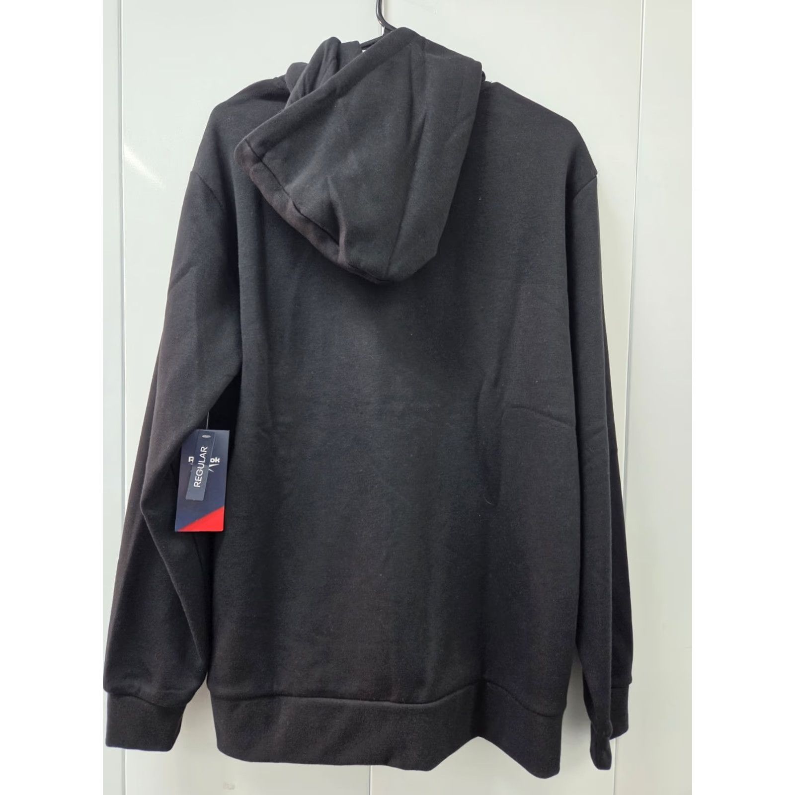 Reebok NWT Reebok Mens Long Sleeve Black Regular Core Hoodie L Pullover Hooded Graphic Print Logo Mens Clothing Size US L / EU 52-54 / 3 - 2 Thumbnail