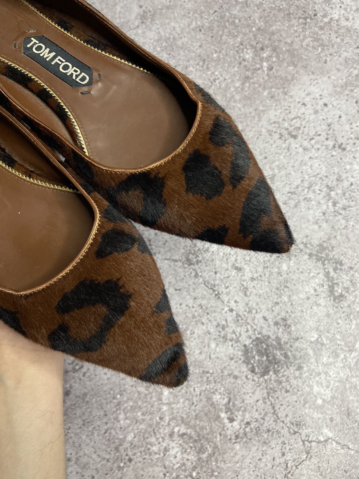Gucci × Tom Ford × Vintage Vintage Tom Ford Leopard Shoes Size 38 Size US 8 / IT 38 - 2 Thumbnail