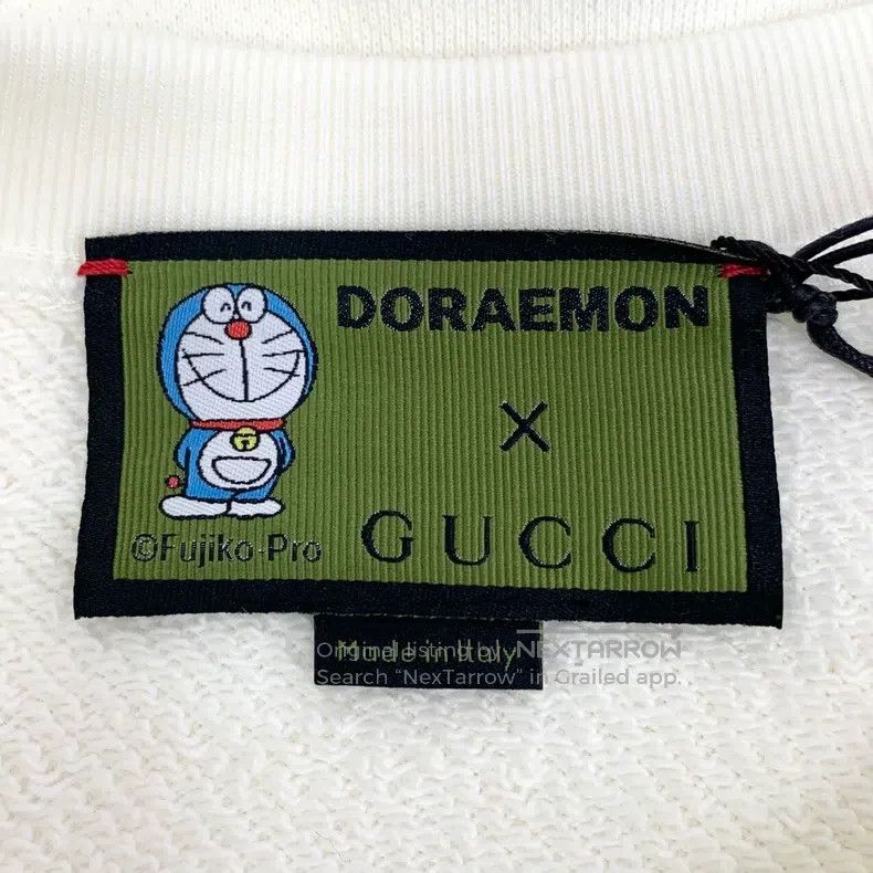 Gucci Gucci Beige robot cat letter printed cotton round-neck lon Size S / US 4 / IT 40 - 5 Thumbnail