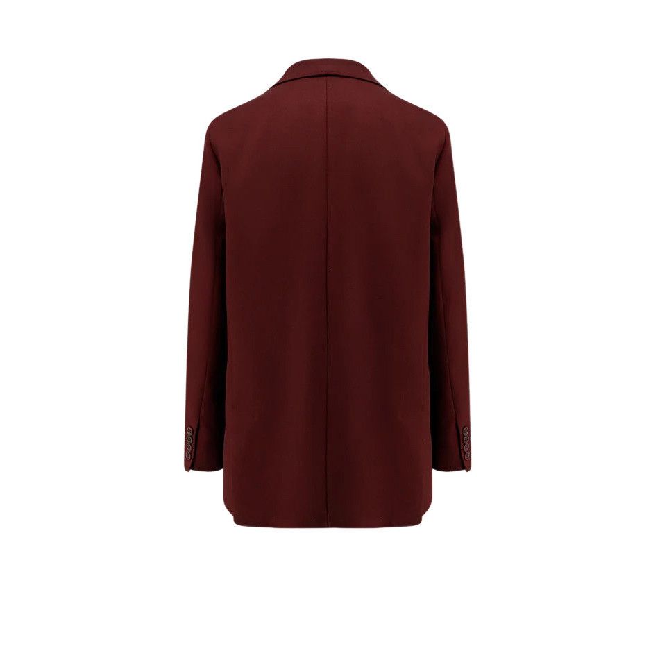 Max Mara MAX MARA Farad Red Wool Blazer Jacket New & Authentic (Women Size XS / US 0-2 / IT 36-38 - 2 Thumbnail