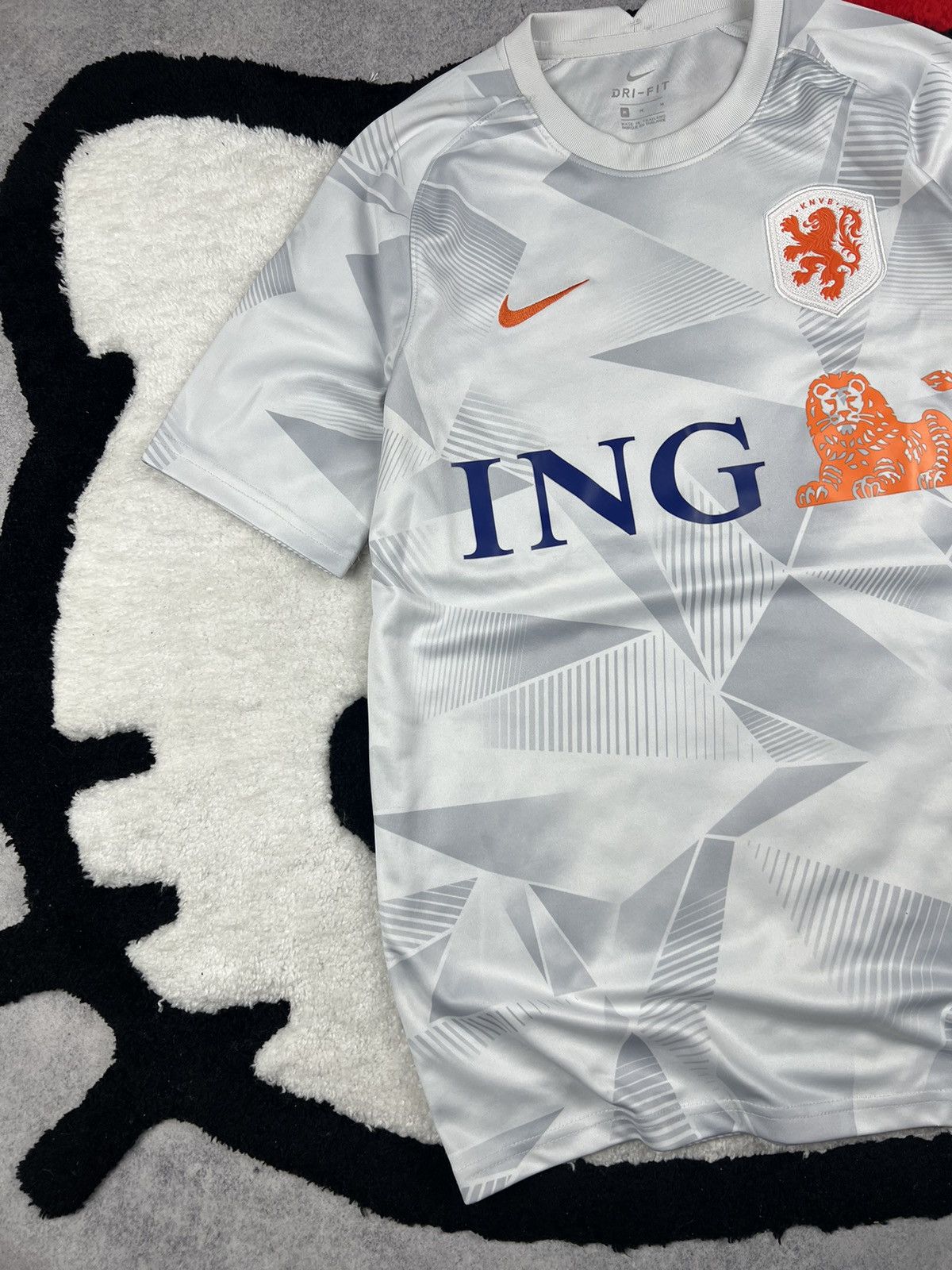 Nike Nike Netherlands KNVB 2020/21 Football Soccer Y2K Jersey Size US M / EU 48-50 / 2 - 2 Thumbnail