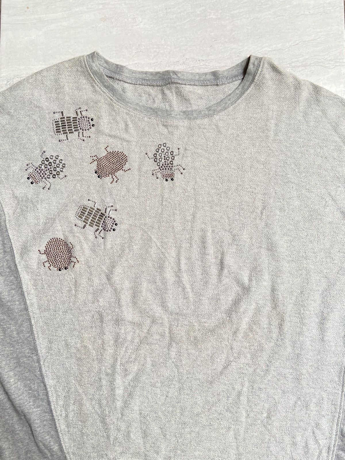 Designer × Japanese Brand EUDON CHOI Grey T-shirt Size US L / EU 52-54 / 3 - 3 Thumbnail