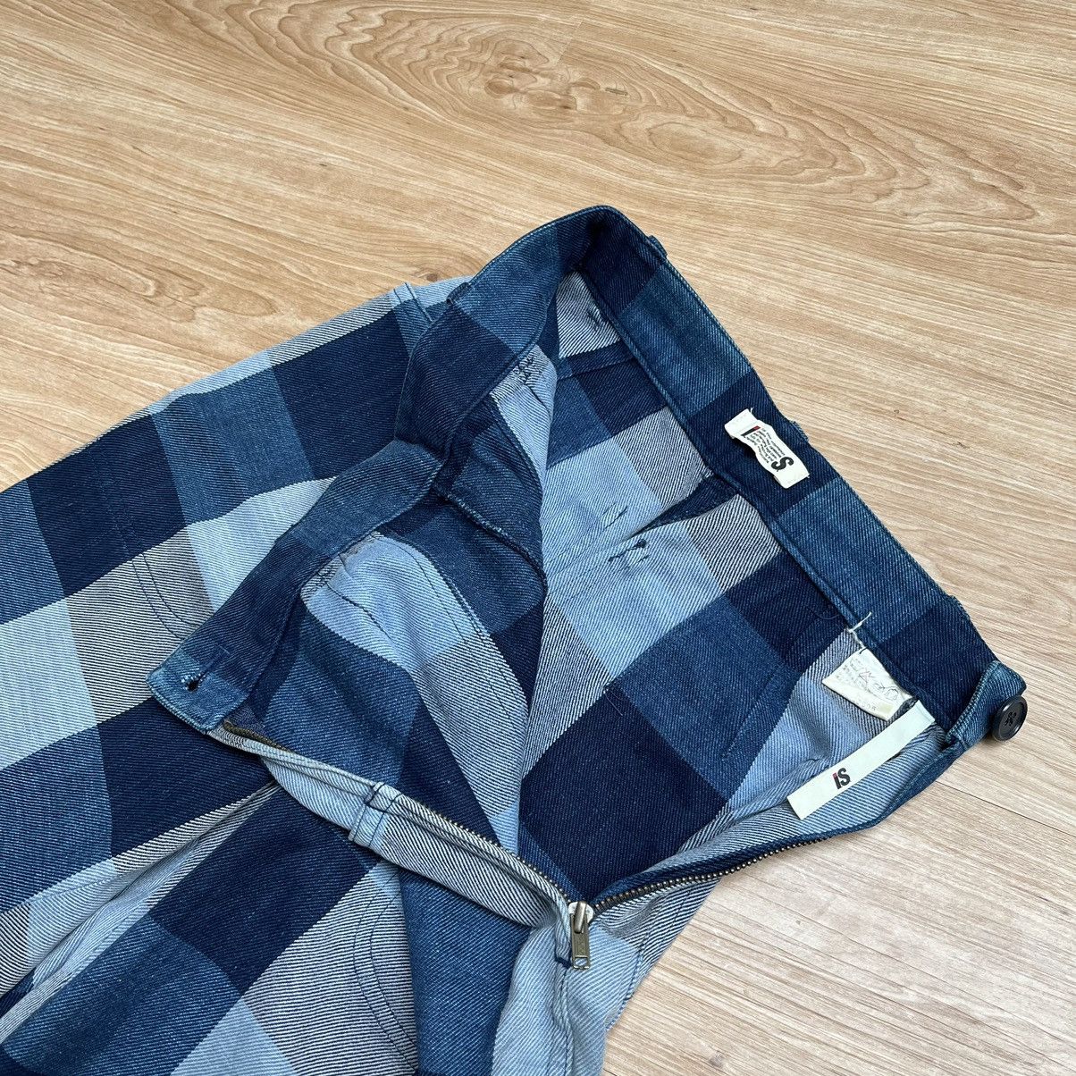 Designer × Issey Miyake × Vintage Vintage 80s Issey Miyake Sport Baloon Tartan Pants Size 24" / US 00 / IT 34 - 5 Thumbnail