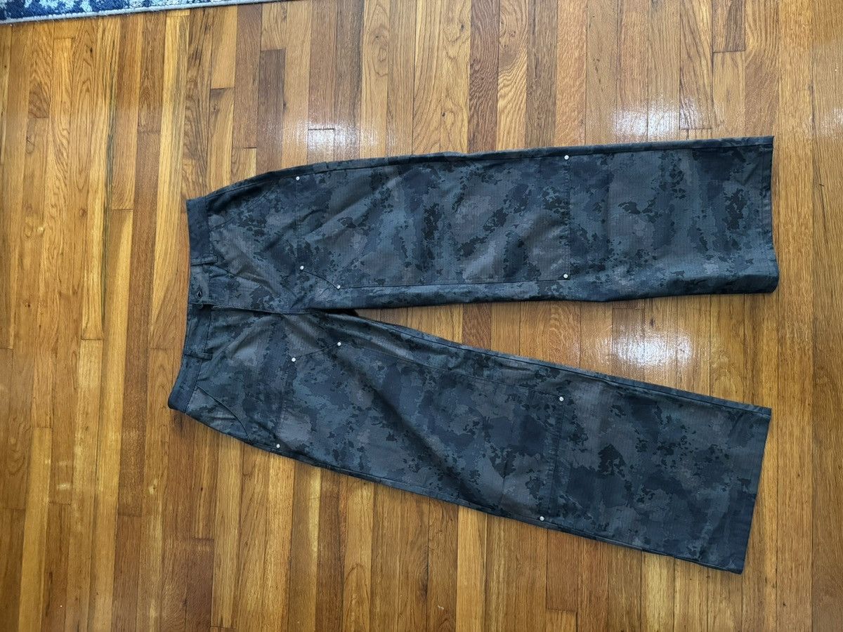 Other Bootleg Black Digital Camo Double Knee Pants Size US 36 / EU 52 - 2 Thumbnail