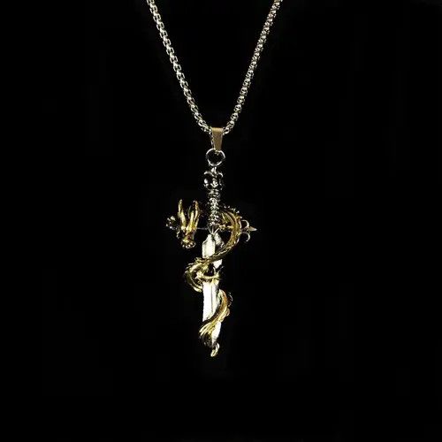 Jewelry Miyauchi x Endo Dragon Sword Necklace Punk Chain Size ONE SIZE - 2 Thumbnail