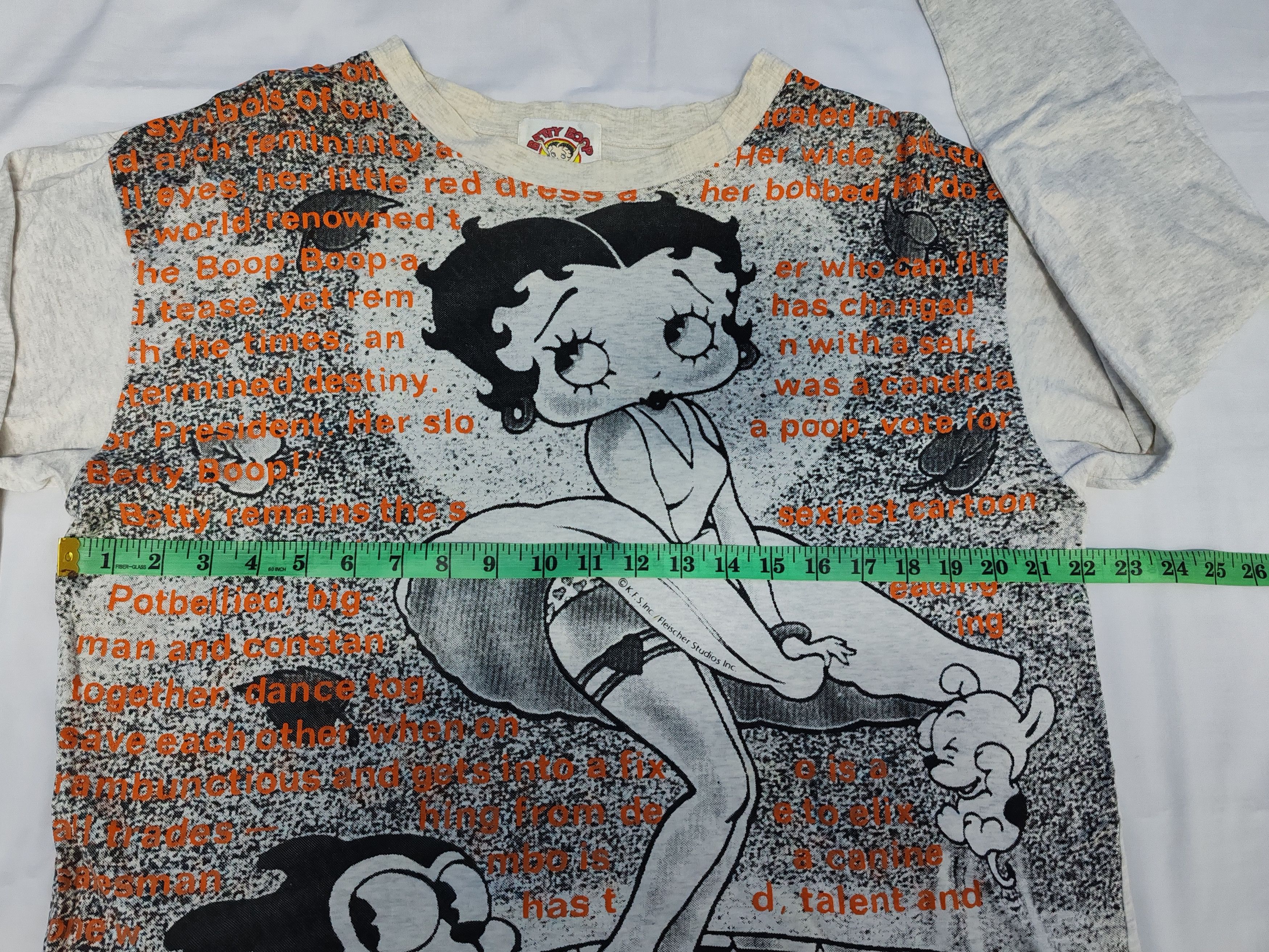 Cartoon Network Vintage Betty Boop Felix Sexy Cartoons Long Sleeve Big Logo Size US L / EU 52-54 / 3 - 7 Thumbnail