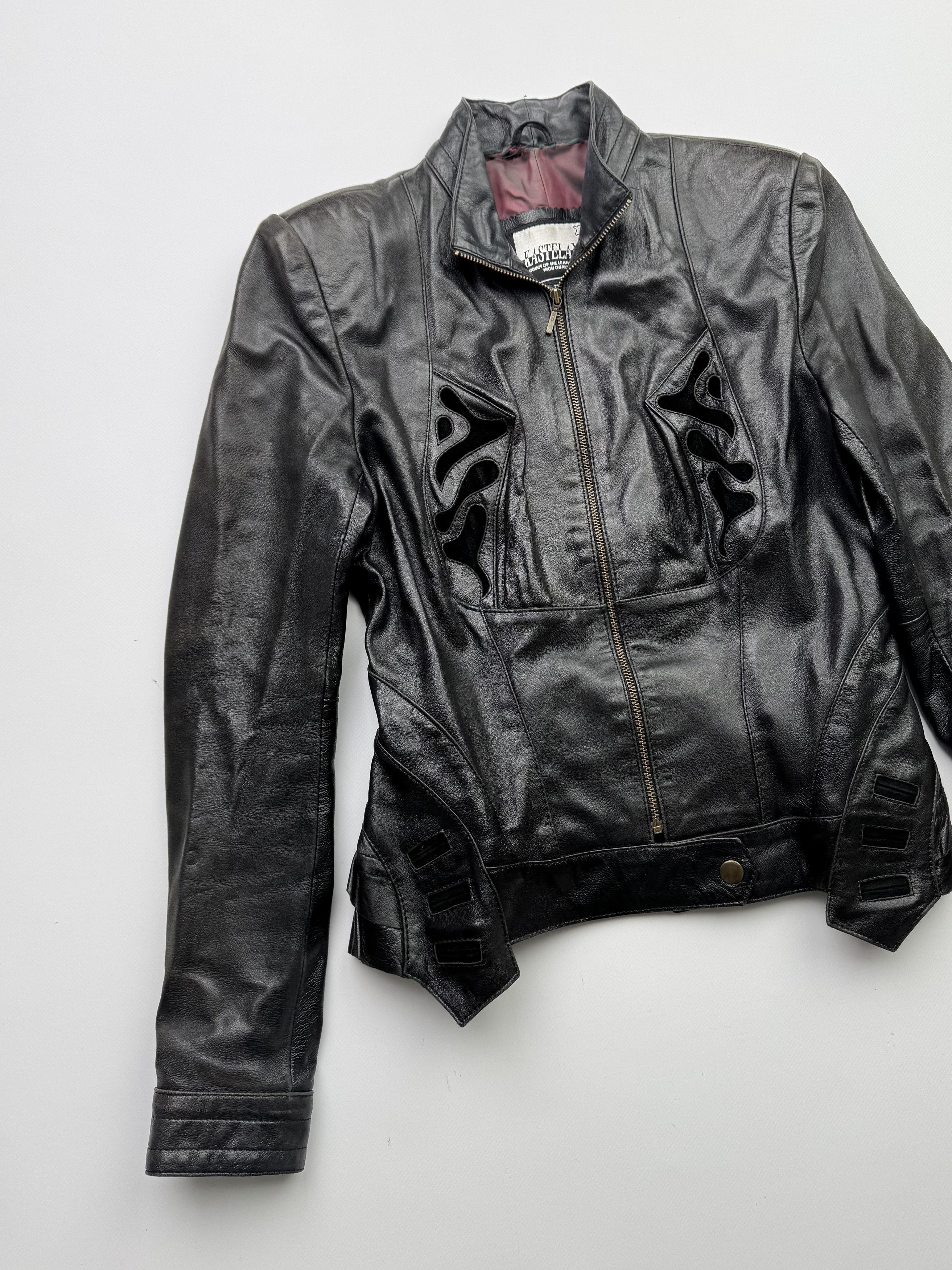 Japanese Brand Vintage Cropped Leather Jacket B416(V175) Size S / US 4 / IT 40 - 2 Thumbnail