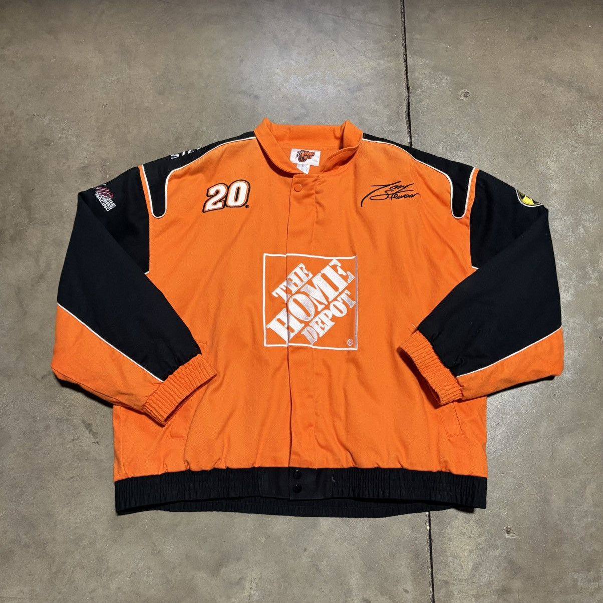 Winners Circle Vintage Tony Stewart Home Depot Racing NASCAR Jacket Y2K Size US XXL / EU 58 / 5 - 1 Thumbnail