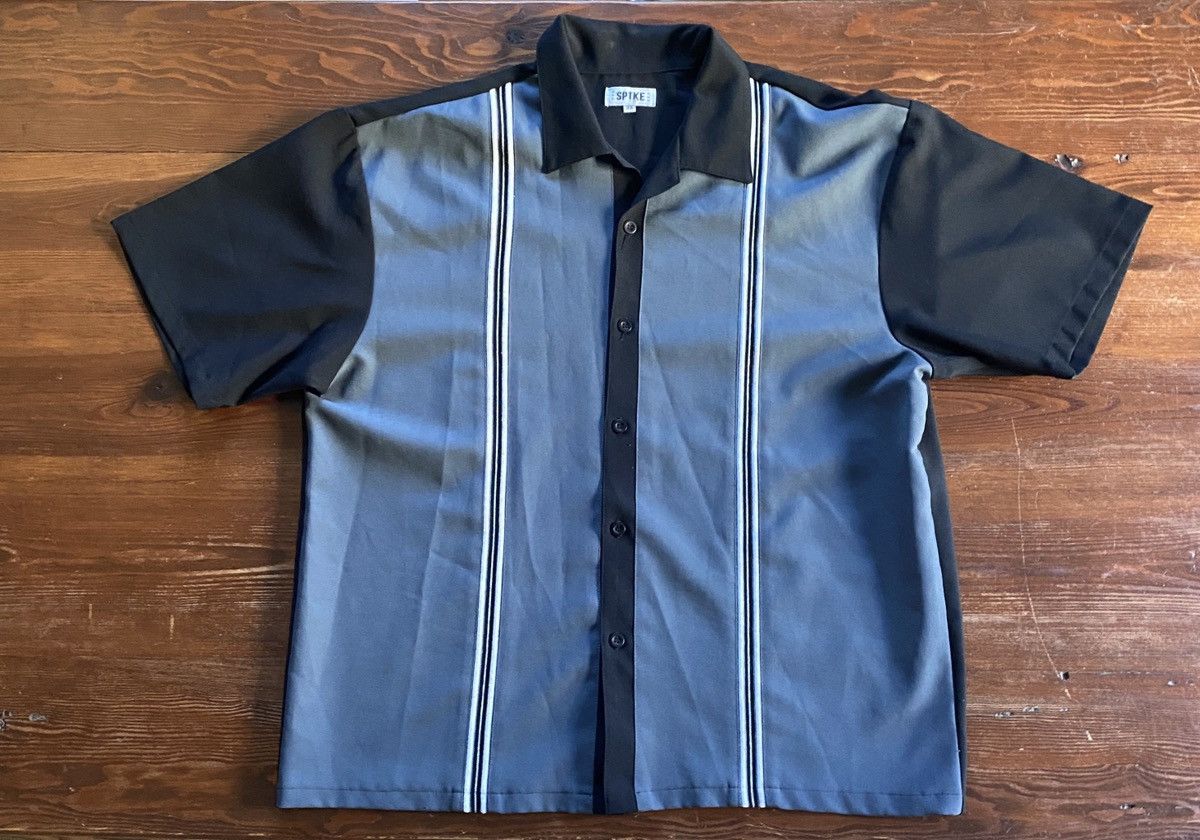 Vintage Vintage 90’s Spike Polyester Bowling Shirt Button Up 3XL Size US XXL / EU 58 / 5 - 2 Thumbnail