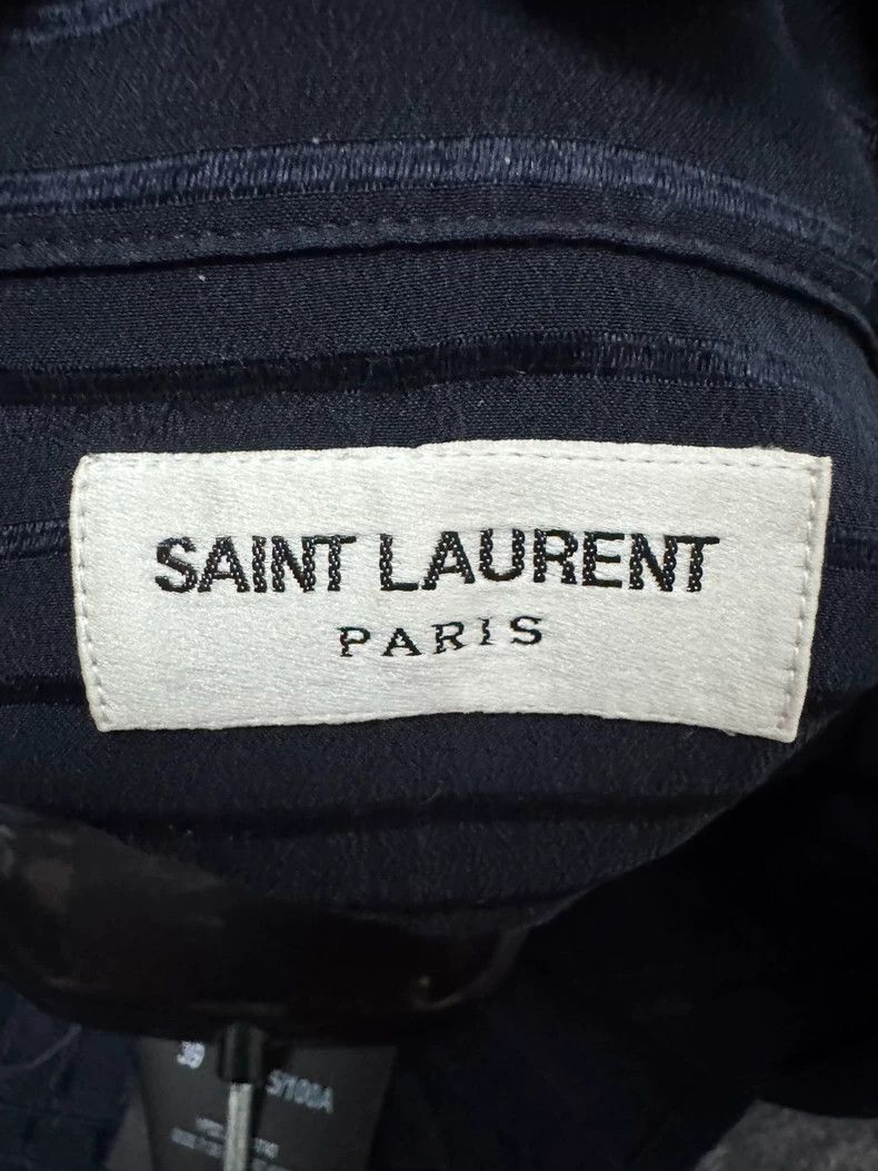Other Saint Laurent Paris size 39 23ss Mulberry Silk Blue and Bla Size US M / EU 48-50 / 2 - 5 Thumbnail