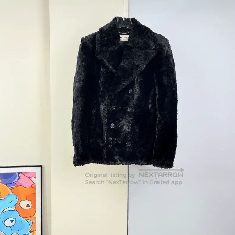 Saint Laurent Paris Saint Laurent Paris Eco-fur coat Size XS / US 0-2 / IT 36-38 - 1 Thumbnail