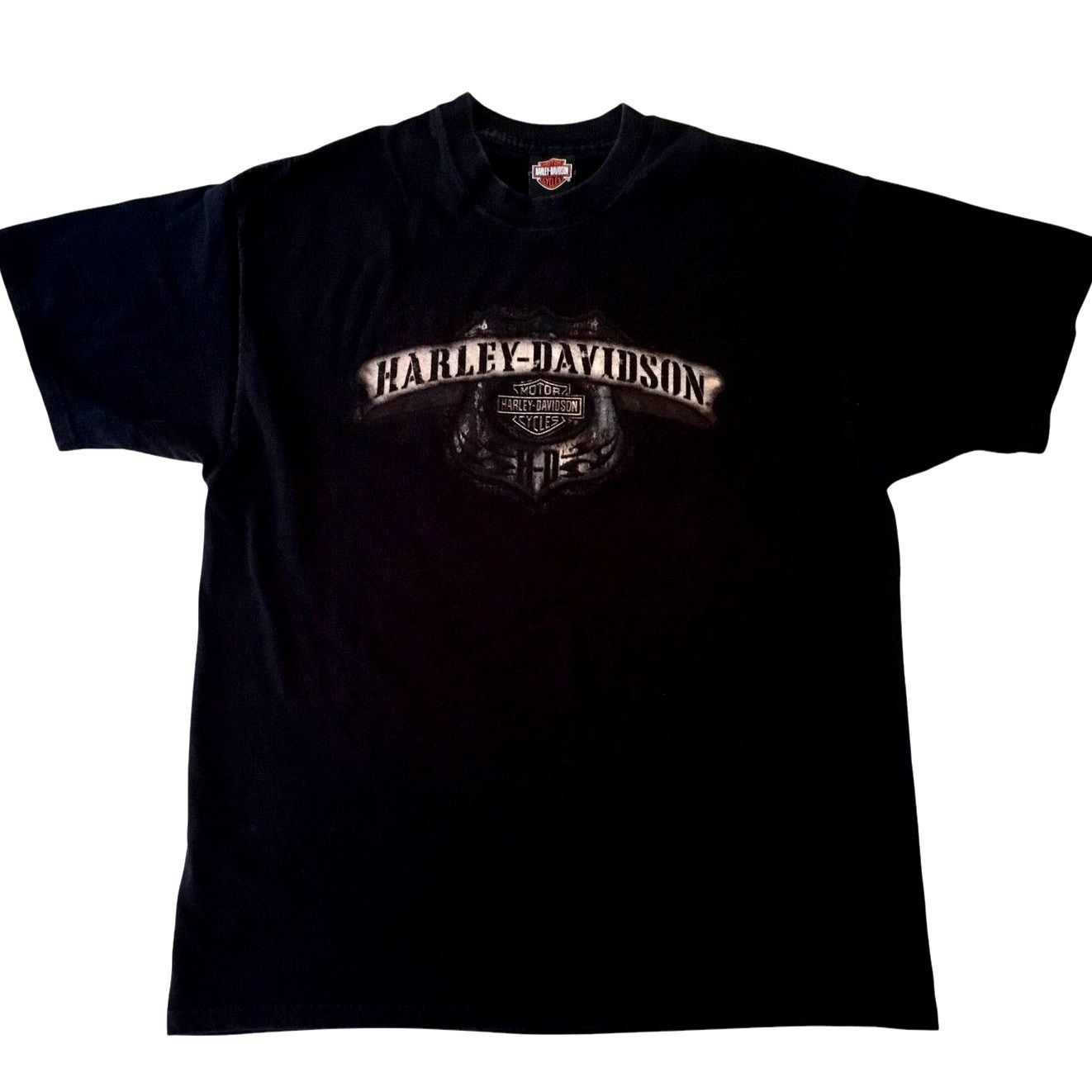 Harley Davidson Harley Davidson T-Shirt Black XL Vintage Boston Heights Ohio Size US XL / EU 56 / 4 - 1 Thumbnail