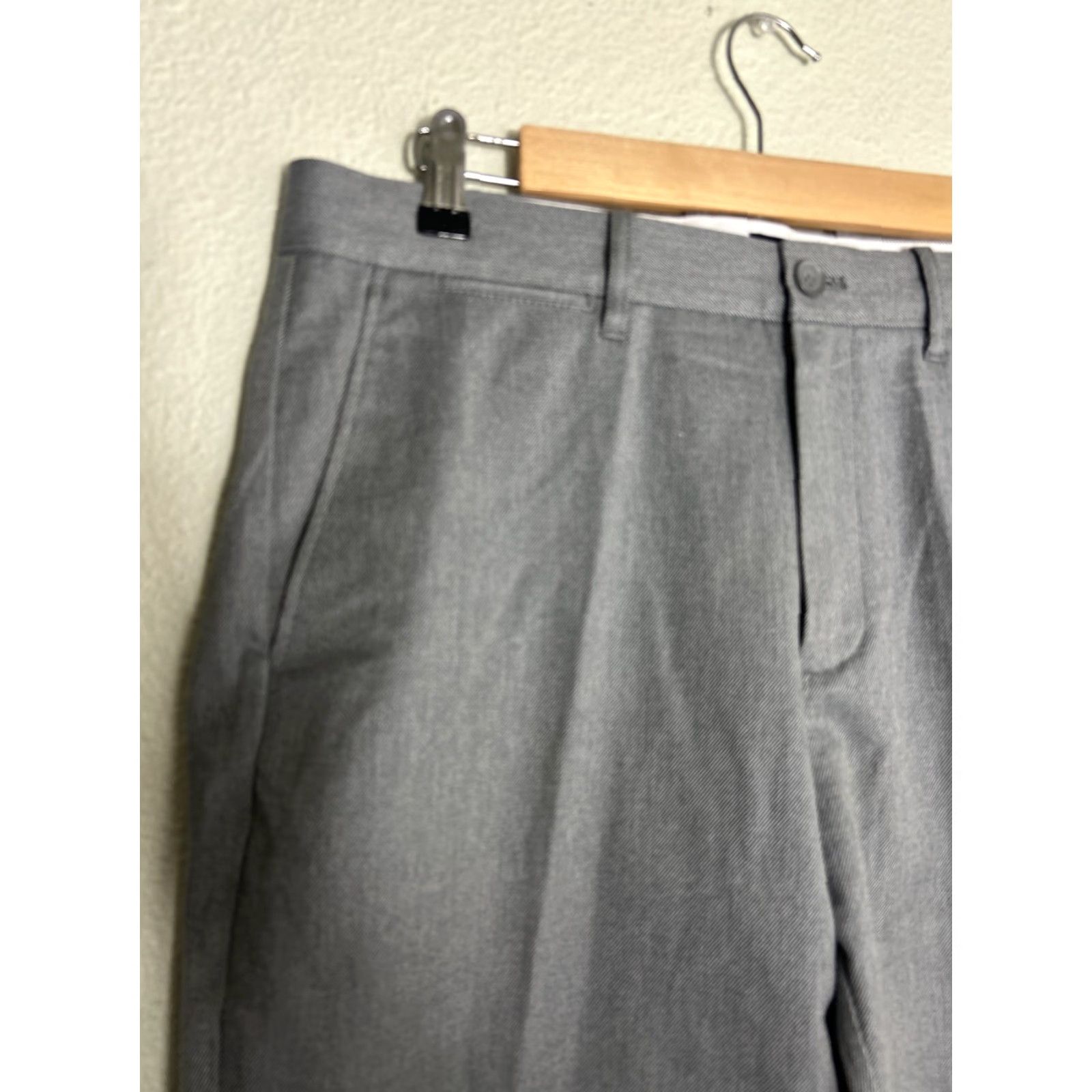 J.Crew J.CREW Mens Stretch Sutton cotton twill Pants Khaki Gray 33x32 Stains Small Size US 33 - 4 Thumbnail