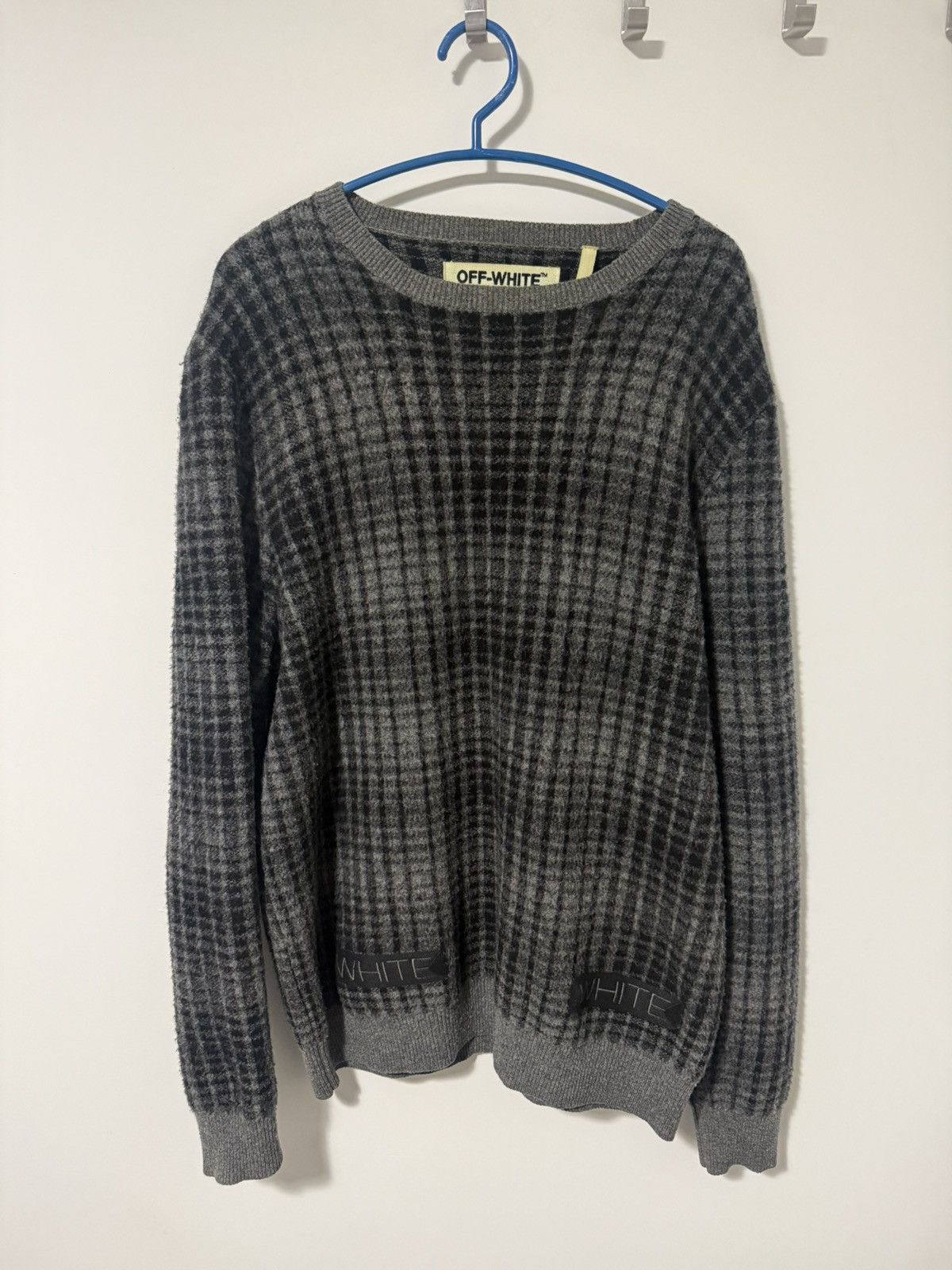 Off-White Off-White grey jumper Size US L / EU 52-54 / 3 - 1 Thumbnail