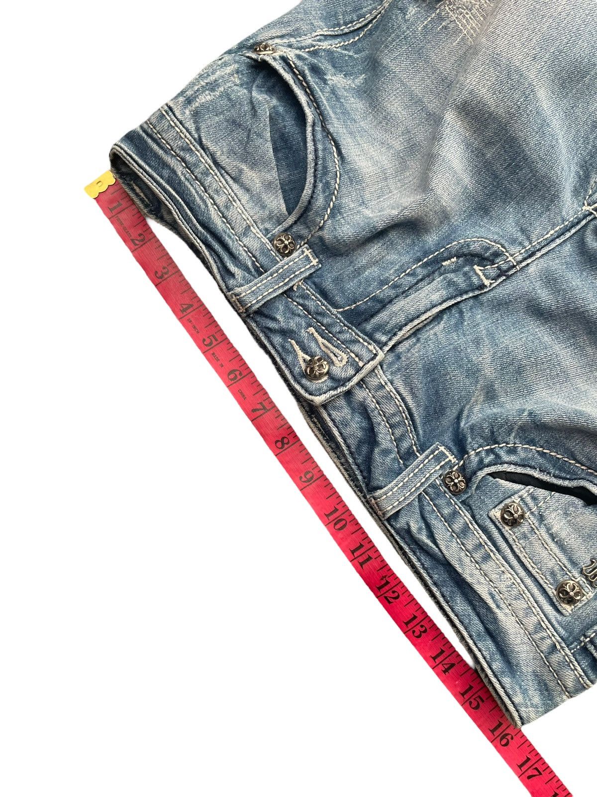 Designer × Miss Me Miss Me Flare Distresed Denim Size 32" / US 10 / IT 46 - 17 Thumbnail