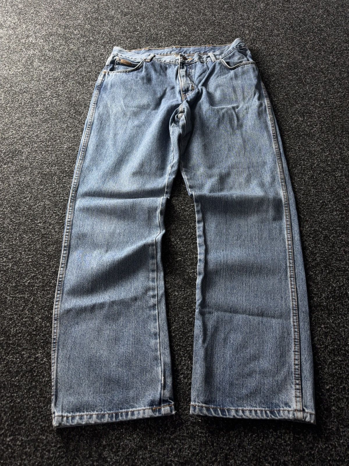 Wrangler Vintage 00s Western Wrangler cowboy style Denim pants jeans Size US 35 - 1 Thumbnail