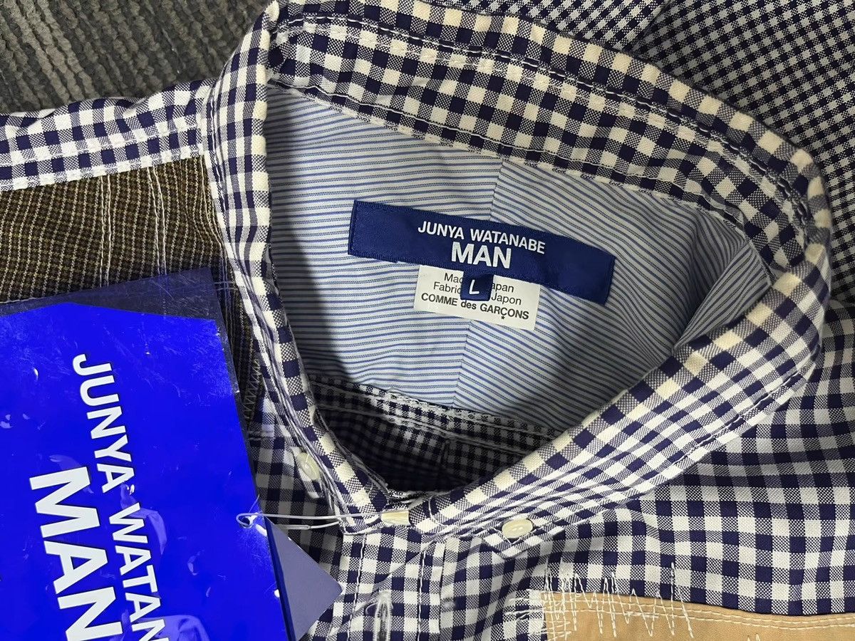 Junya Watanabe Junya Watanabe patchwork short sleeve shirt Size US L / EU 52-54 / 3 - 3 Thumbnail