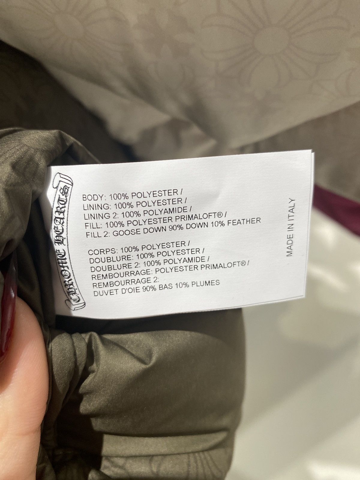 Chrome Hearts Chrome Hearts Tonal Monogram Cross Pattern Puffer Jacket Size US XXL / EU 58 / 5 - 3 Thumbnail