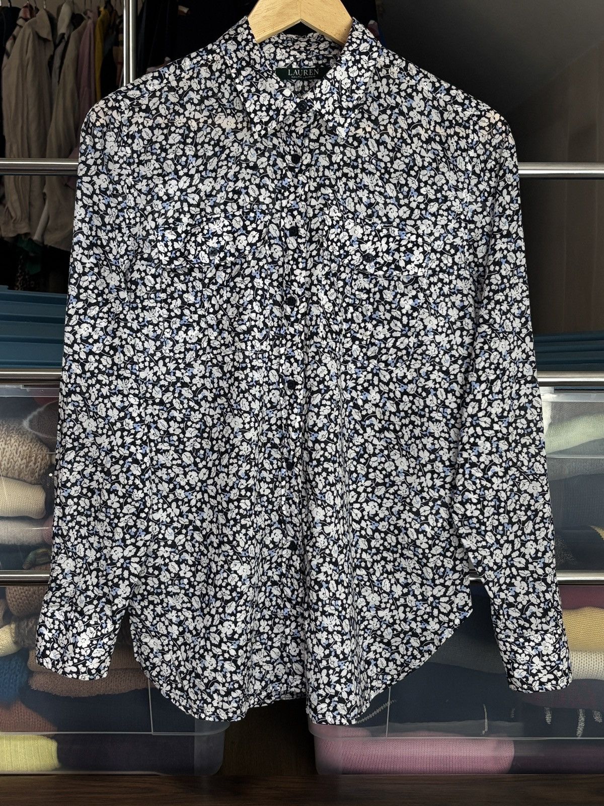 Designer × Ralph Lauren Ralph Lauren Floral Print Shirt Size M / US 6-8 / IT 42-44 - 1 Thumbnail