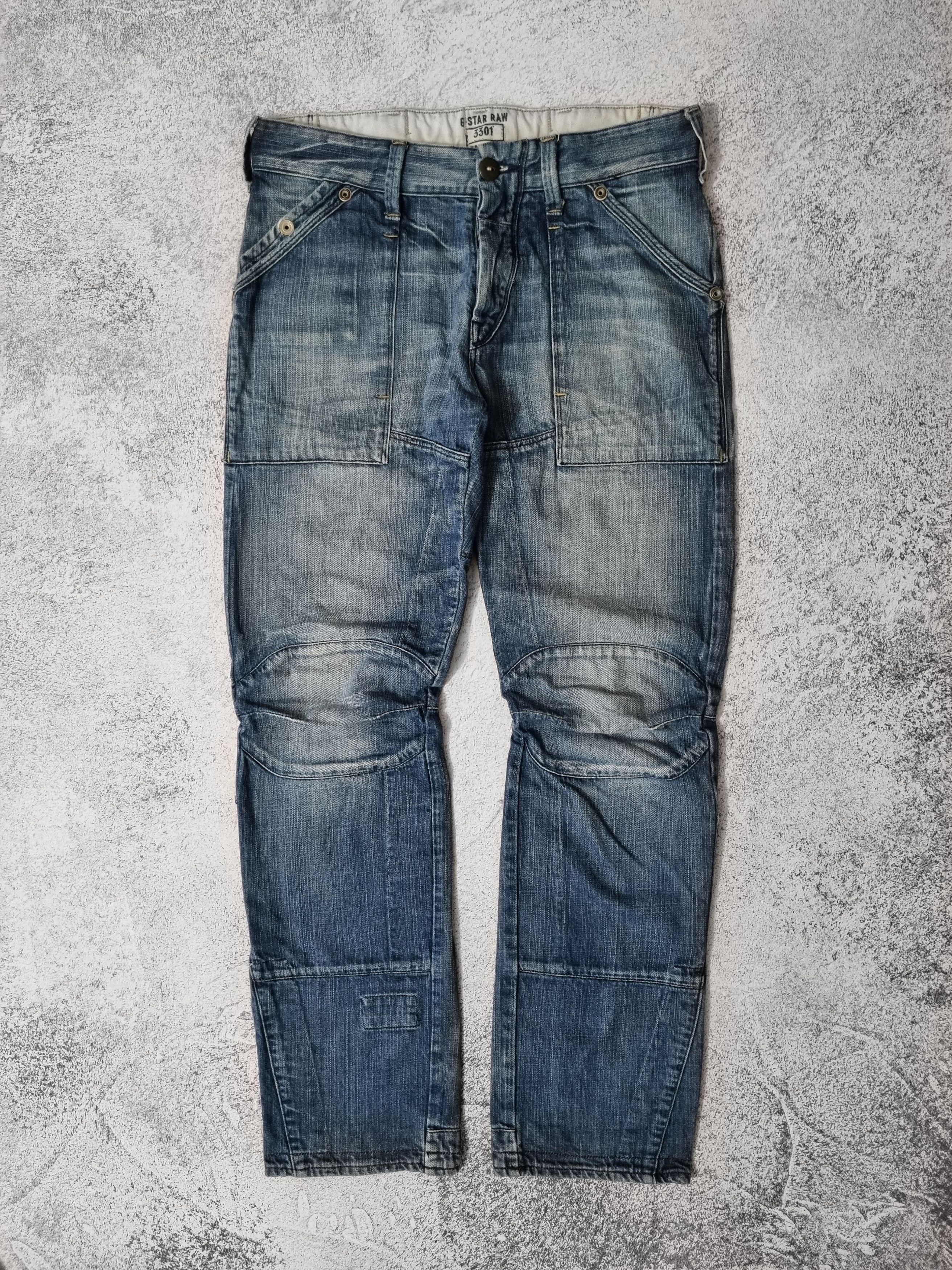 Diesel × G-Star Vintage G-Star Raw Double Knee Jeans Size US 32 / EU 48 - 1 Thumbnail