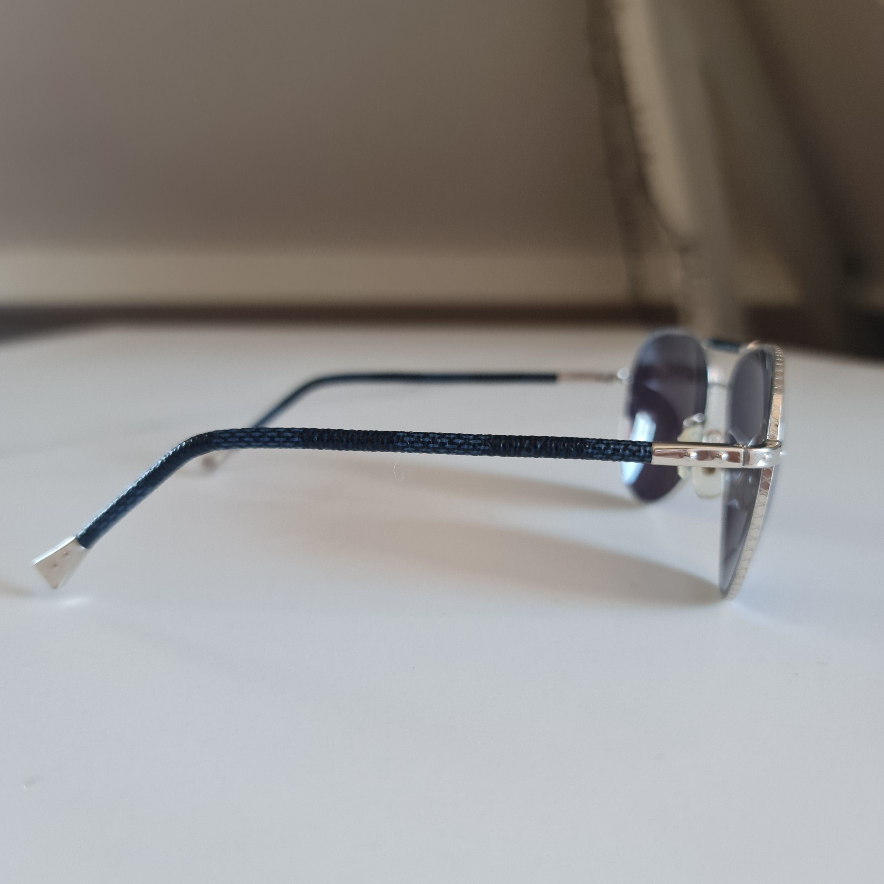 Louis Vuitton Blue Lense Conspiration Pilote Sunglasses