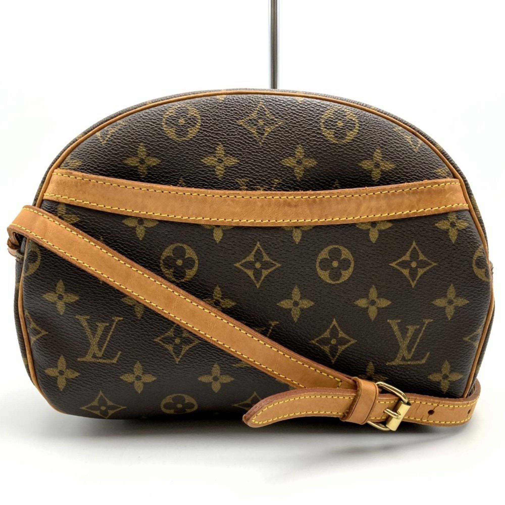 Louis Vuitton M51221 Blois Shoulder Bag Brown Monogram Women's