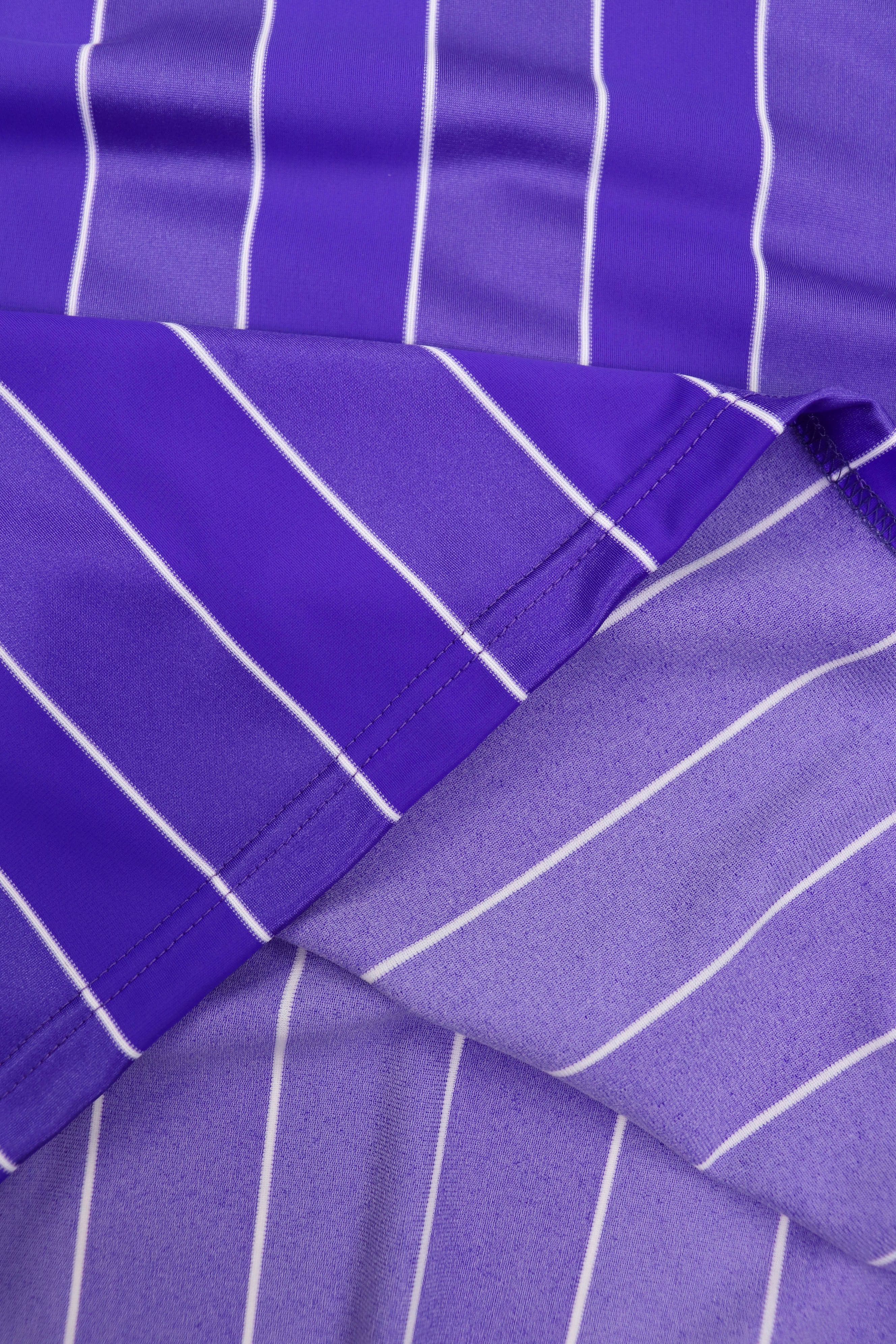 Vintage Die Continentale Vintage Striped Purple Soccer Jersey Shirt Size US L / EU 52-54 / 3 - 4 Thumbnail