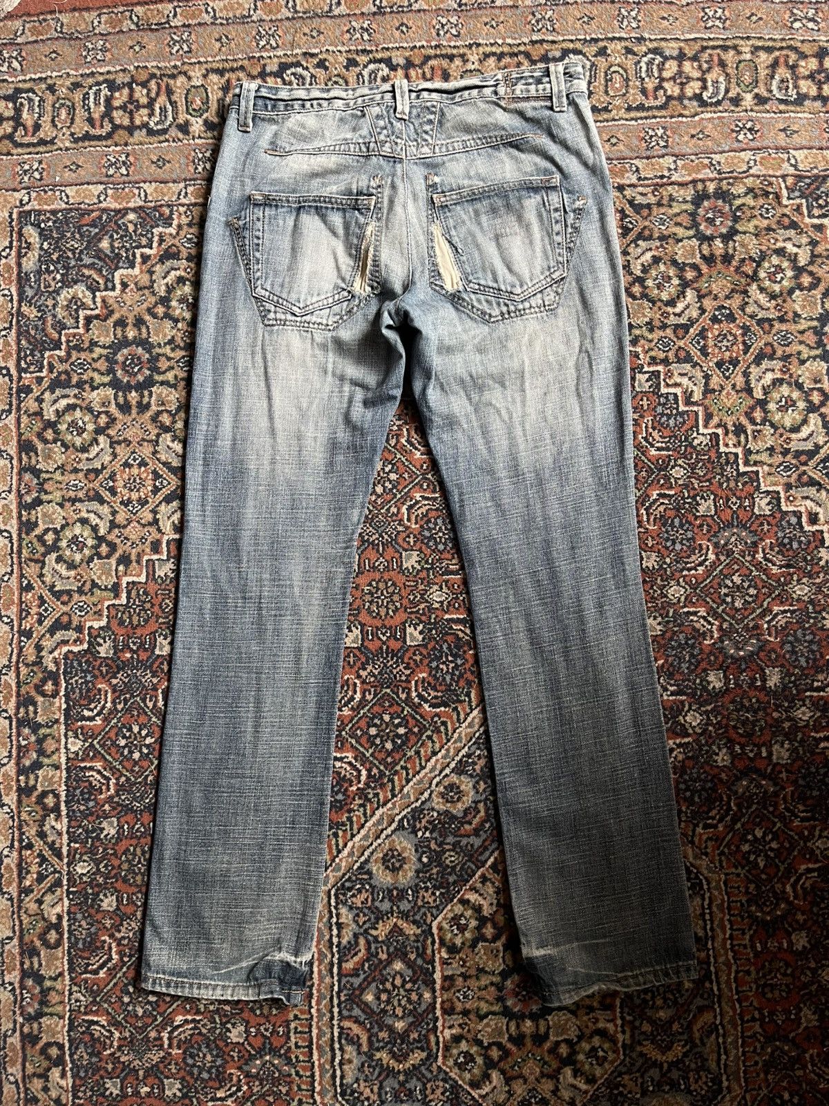 Marithe + Francois Girbaud Vintage Girbaud Jeans Distressed RARE Size US 31 - 2 Thumbnail