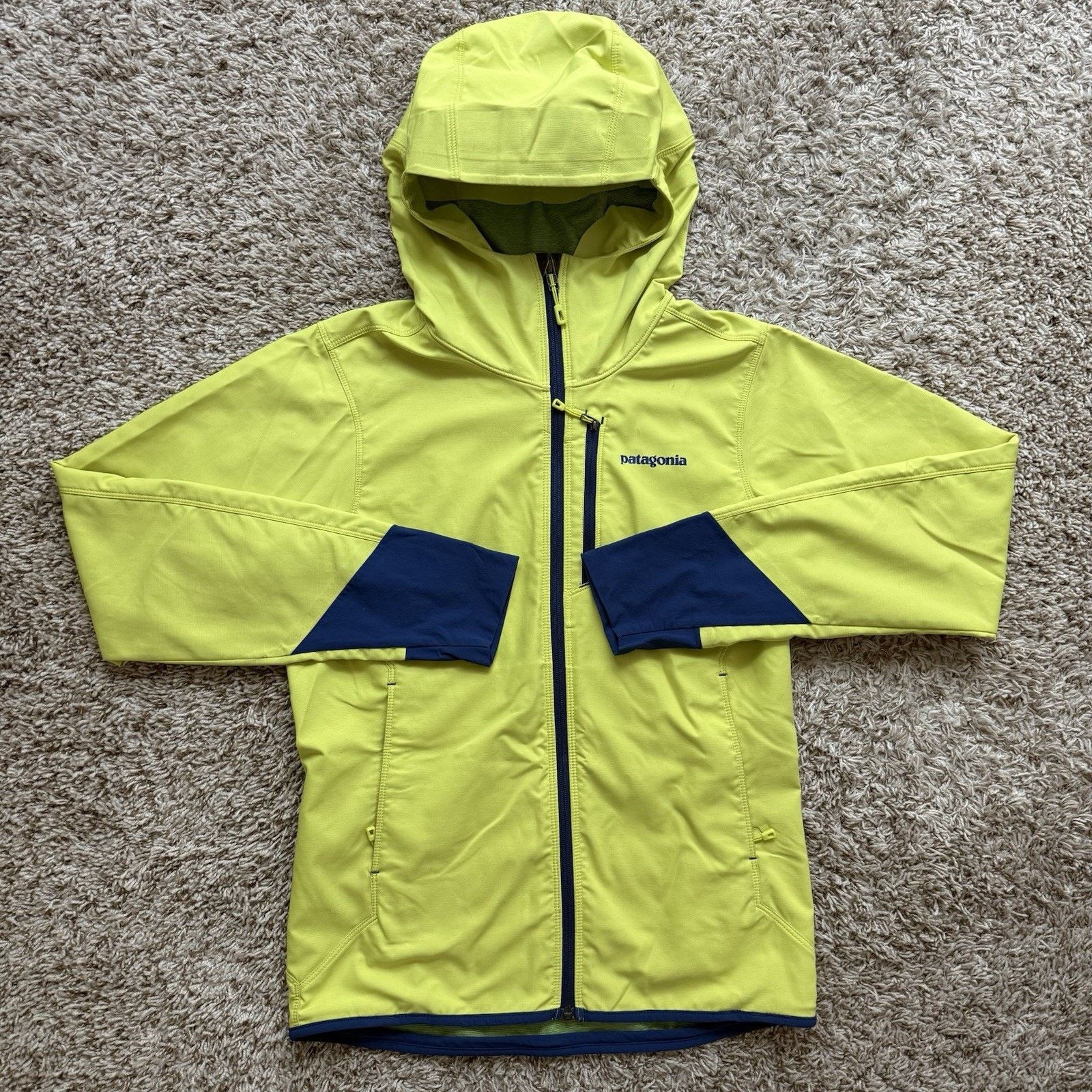 Patagonia Patagonia Levitation Hoody Soft Shell Jacket Neon Yellow Size US XS / EU 42 / 0 - 1 Thumbnail