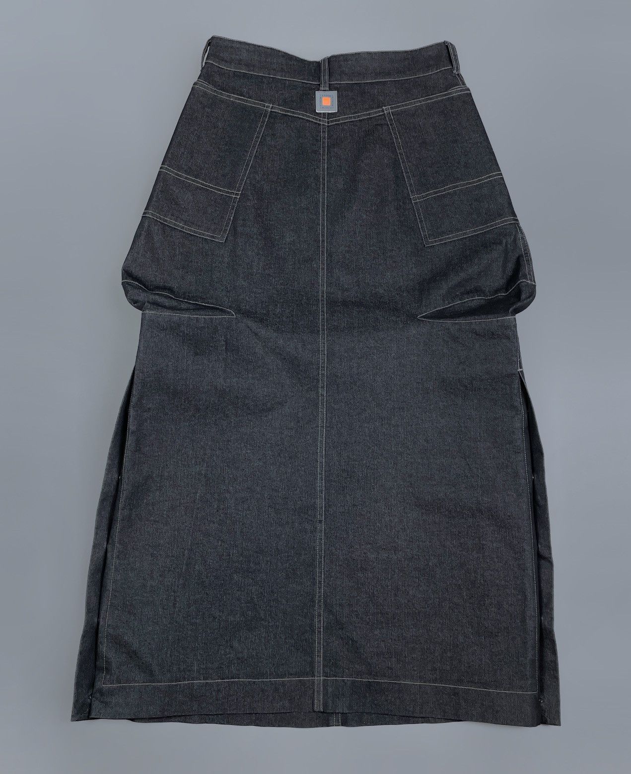 Marithe + Francois Girbaud Vintage Le Jean de Marithe Francois Girbaud Extreme Skirt 44 Size 27" / US 4 / IT 40 - 10 Thumbnail