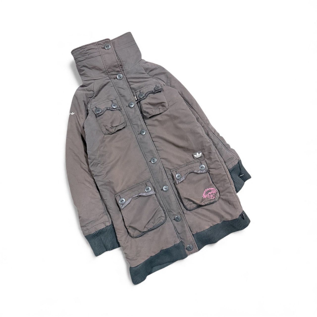 Adidas Adidas Trefoil Parka Down Puffer Jacket Size S / US 4 / IT 40 - 6 Thumbnail