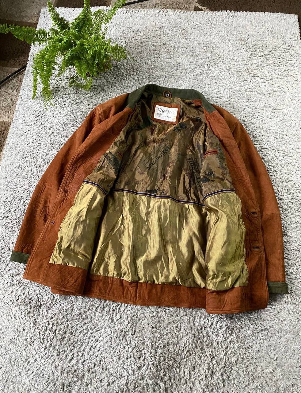 Valentino × Vintage 90s Valentino Coat Vintage Luxury Leather Streetwear Rare Size US L / EU 52-54 / 3 - 7 Thumbnail