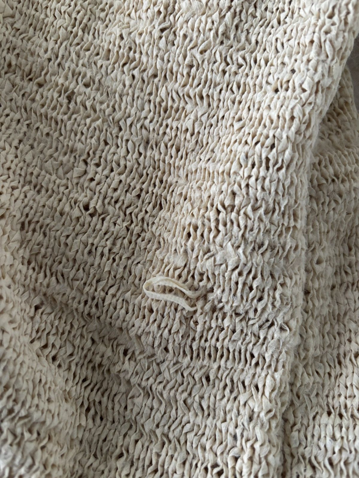 Our Legacy Our Legacy KNITTED CARDIGAN Beige Faux Cord Size US M / EU 48-50 / 2 - 7 Thumbnail