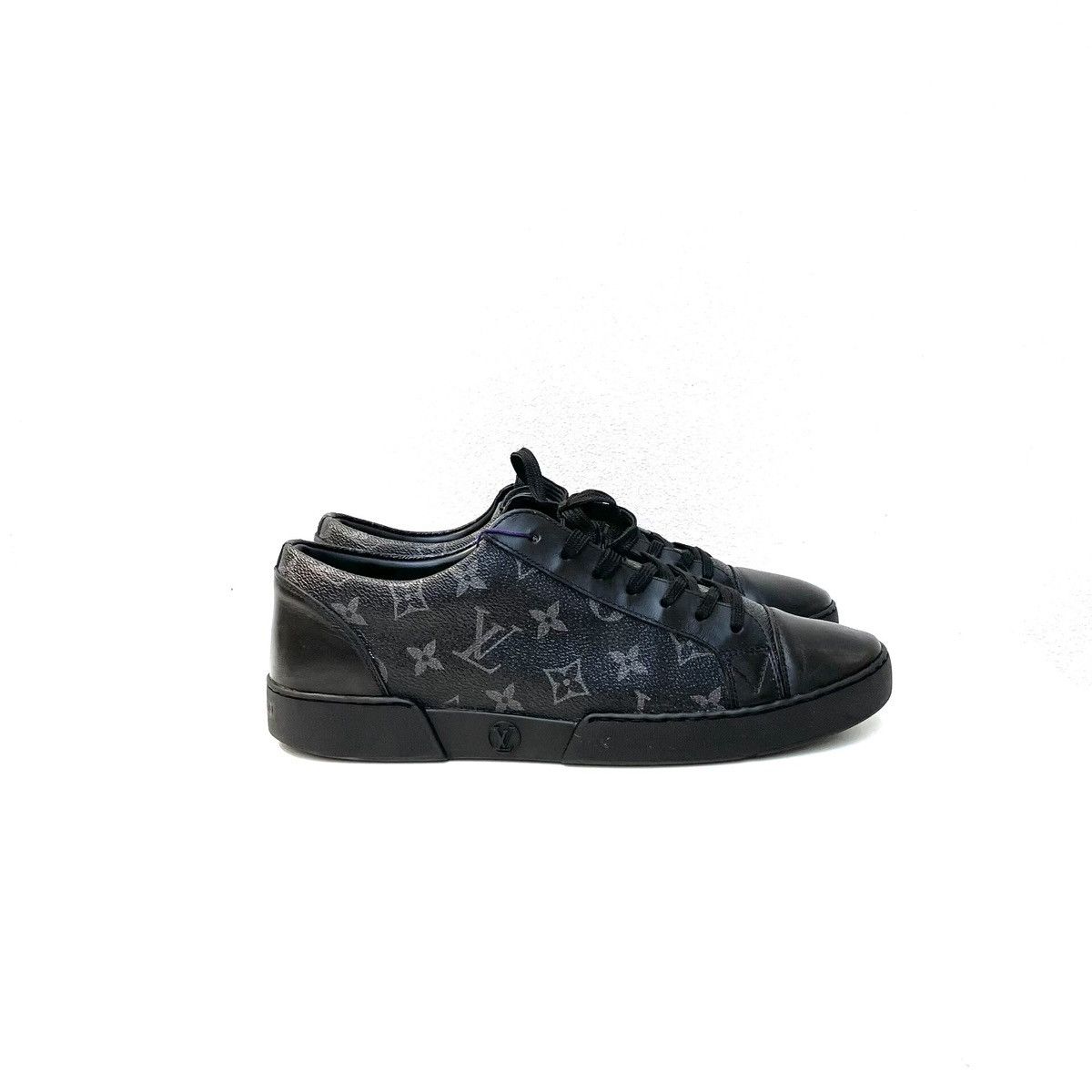 Louis Vuitton Louis Vuitton Match-Up sneakers in black monogram leather Size US 9 / EU 42 - 3 Thumbnail